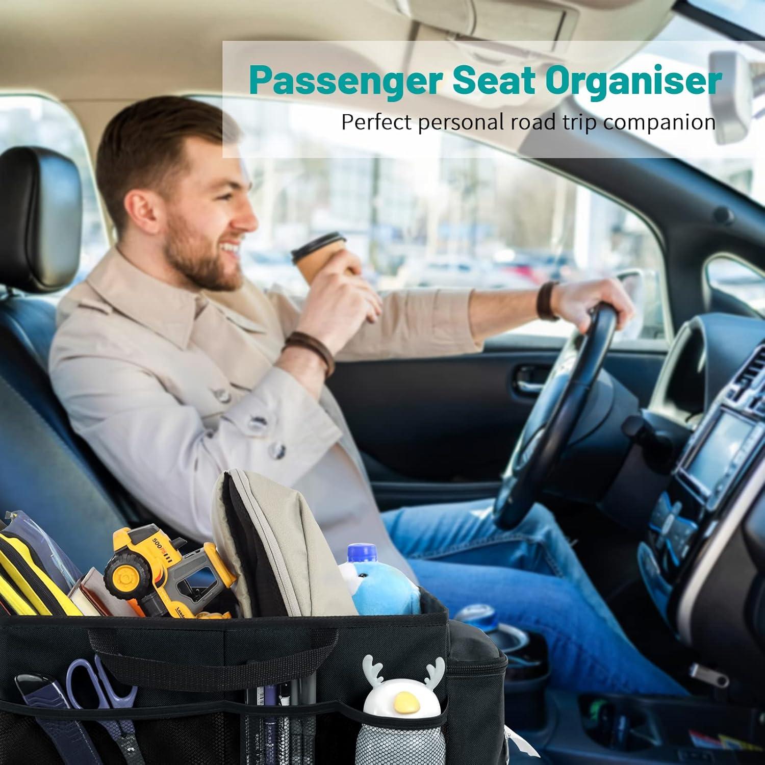 Organizador de Asiento de Coche DiGeeONEGU Plegable Negro