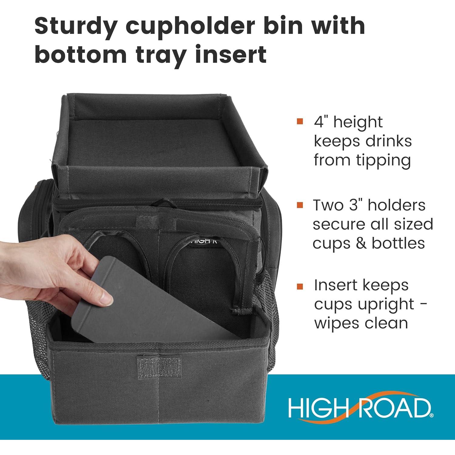 Organizador de Auto High Road CarHop Negro - Enfriador y Bandeja