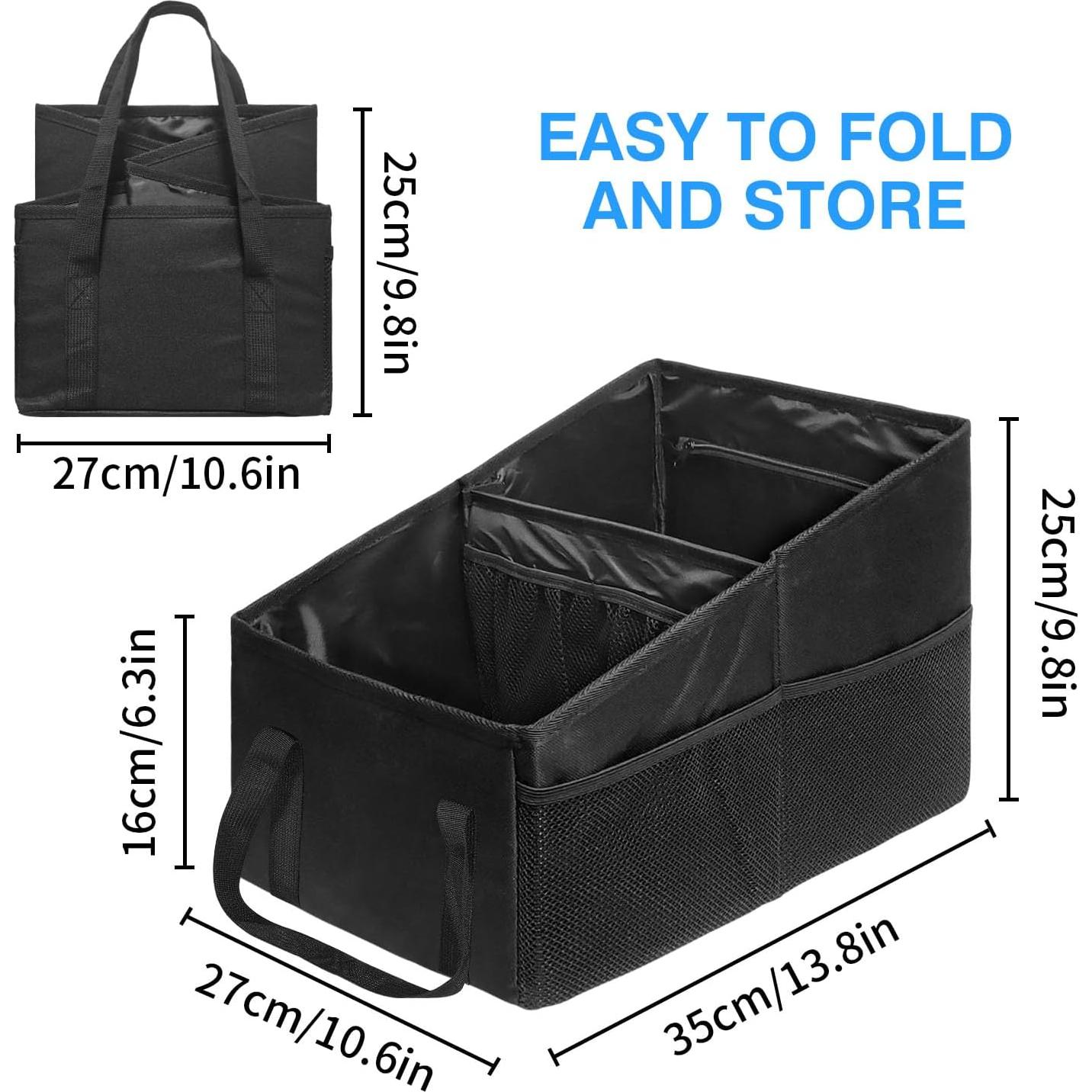 Organizador de Asiento de Auto Grekos Plegable con Bolsillos