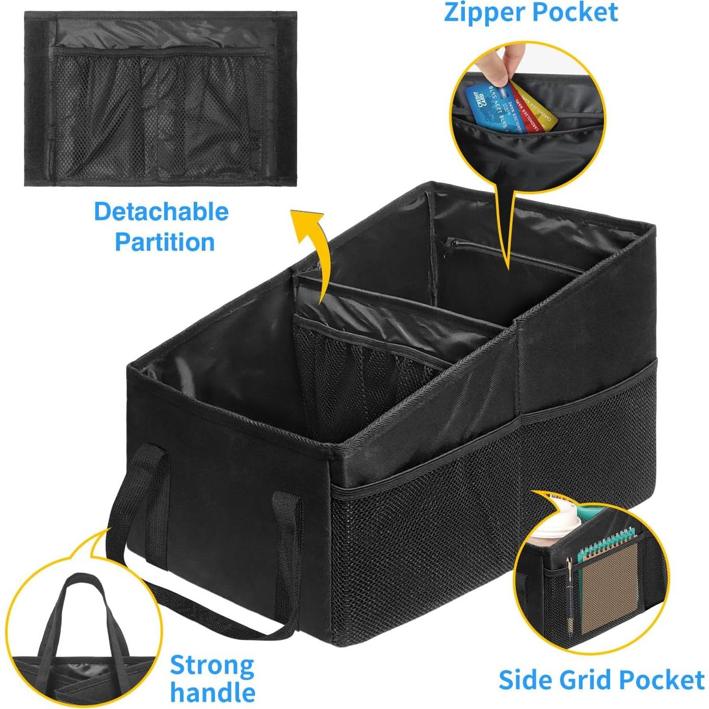 Organizador de Asiento de Auto Grekos Plegable con Bolsillos