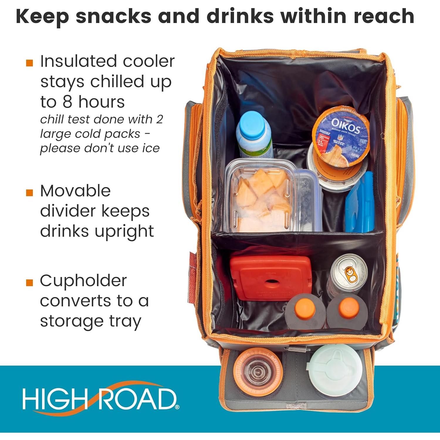 Organizador de Auto High Road CarHop Grande Gris con Enfriador