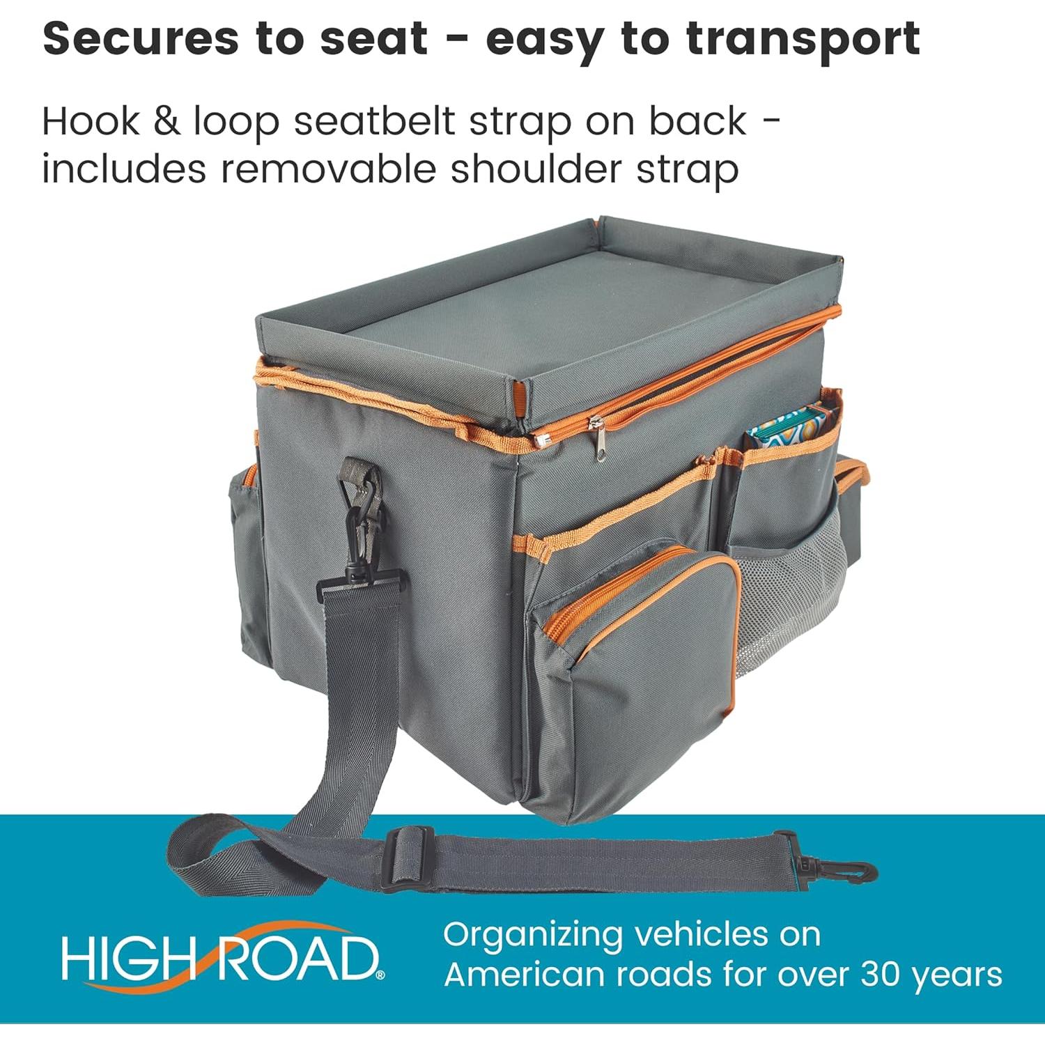 Organizador de Auto High Road CarHop Grande Gris con Enfriador