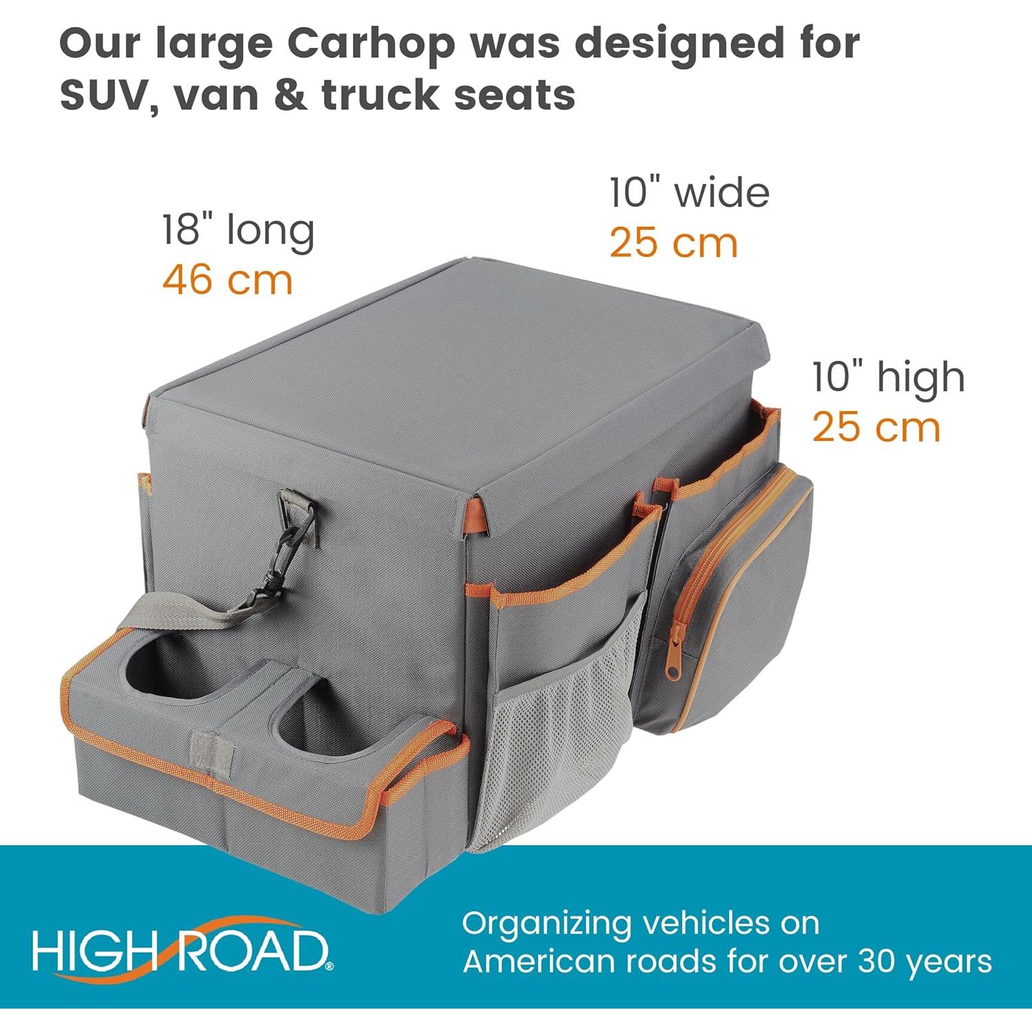 Organizador de Auto High Road CarHop Grande Gris con Enfriador