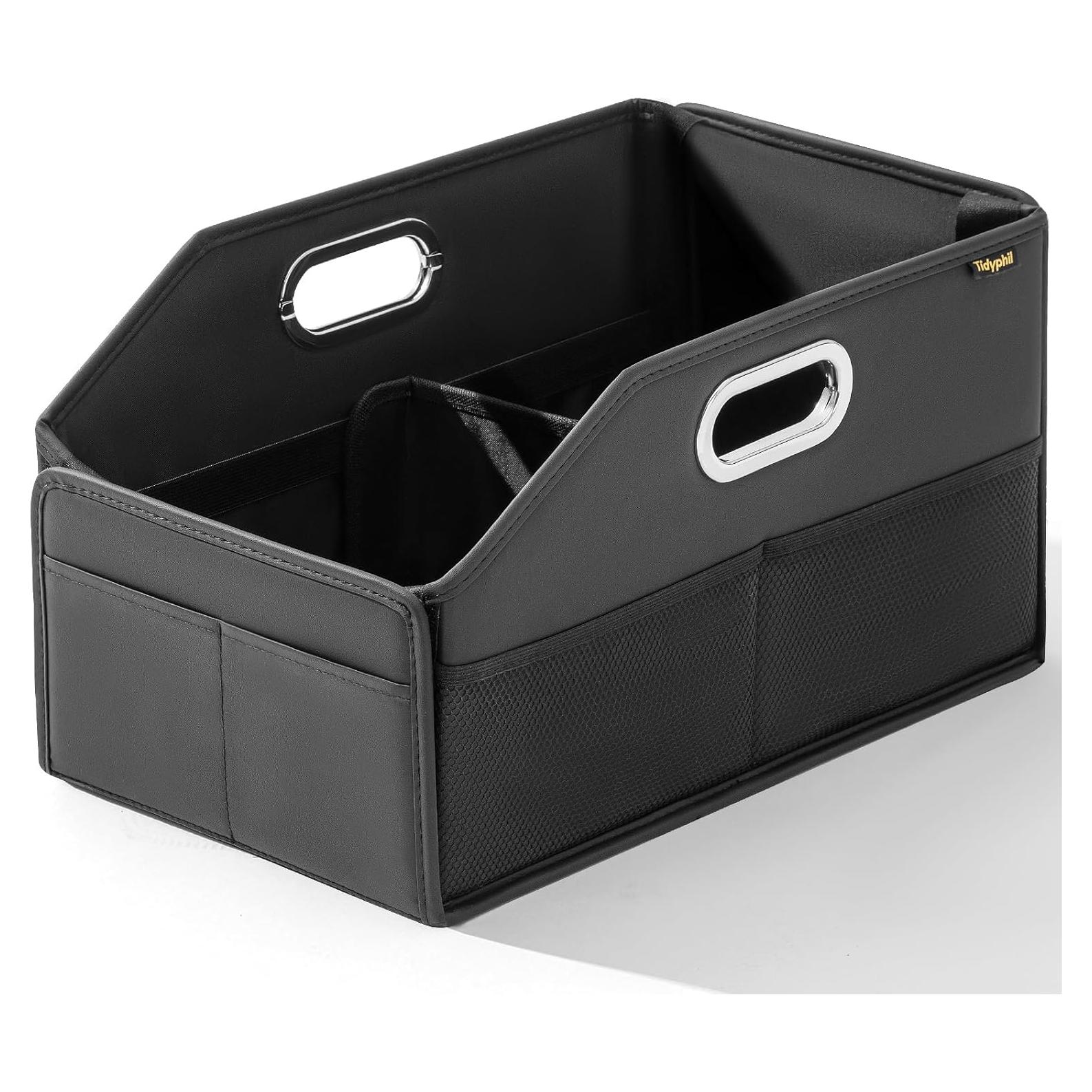 Organizador de Asiento de Coche Tidyphil 01 Negro Plegable 0.9 kg