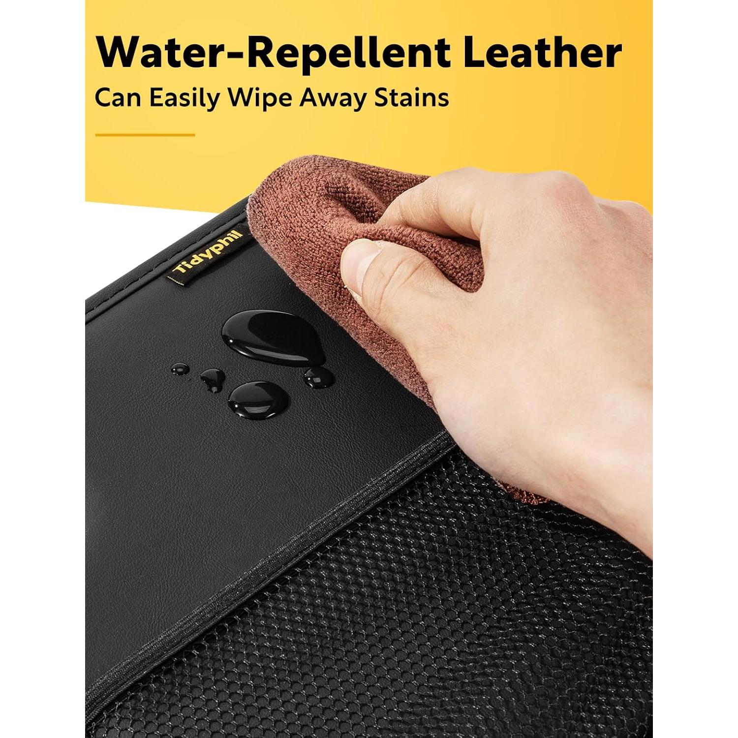 Organizador de Asiento de Coche Tidyphil 01 Negro Plegable 0.9 kg