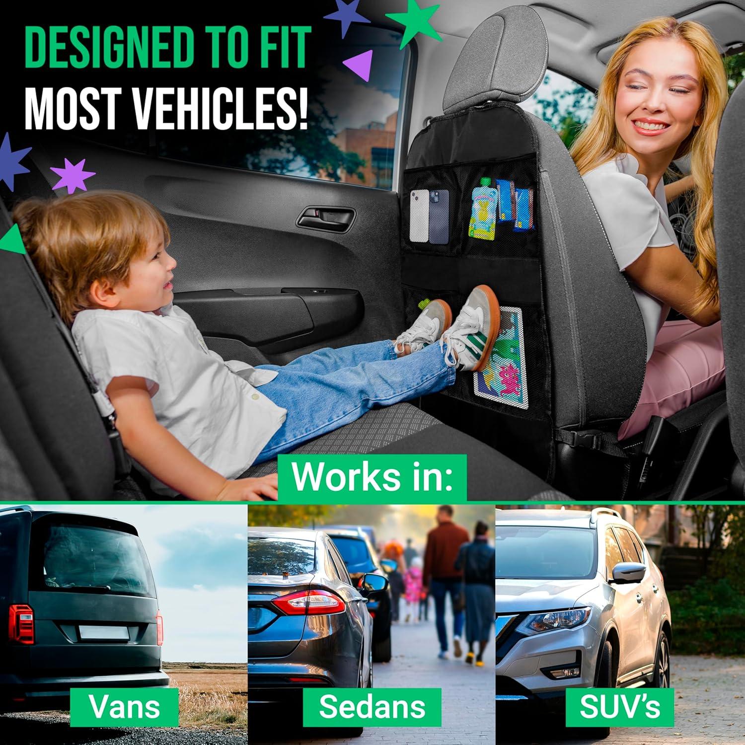 Organizador de Asientos Traseros Todays Kids - 2 Paquetes, 48x68 cm