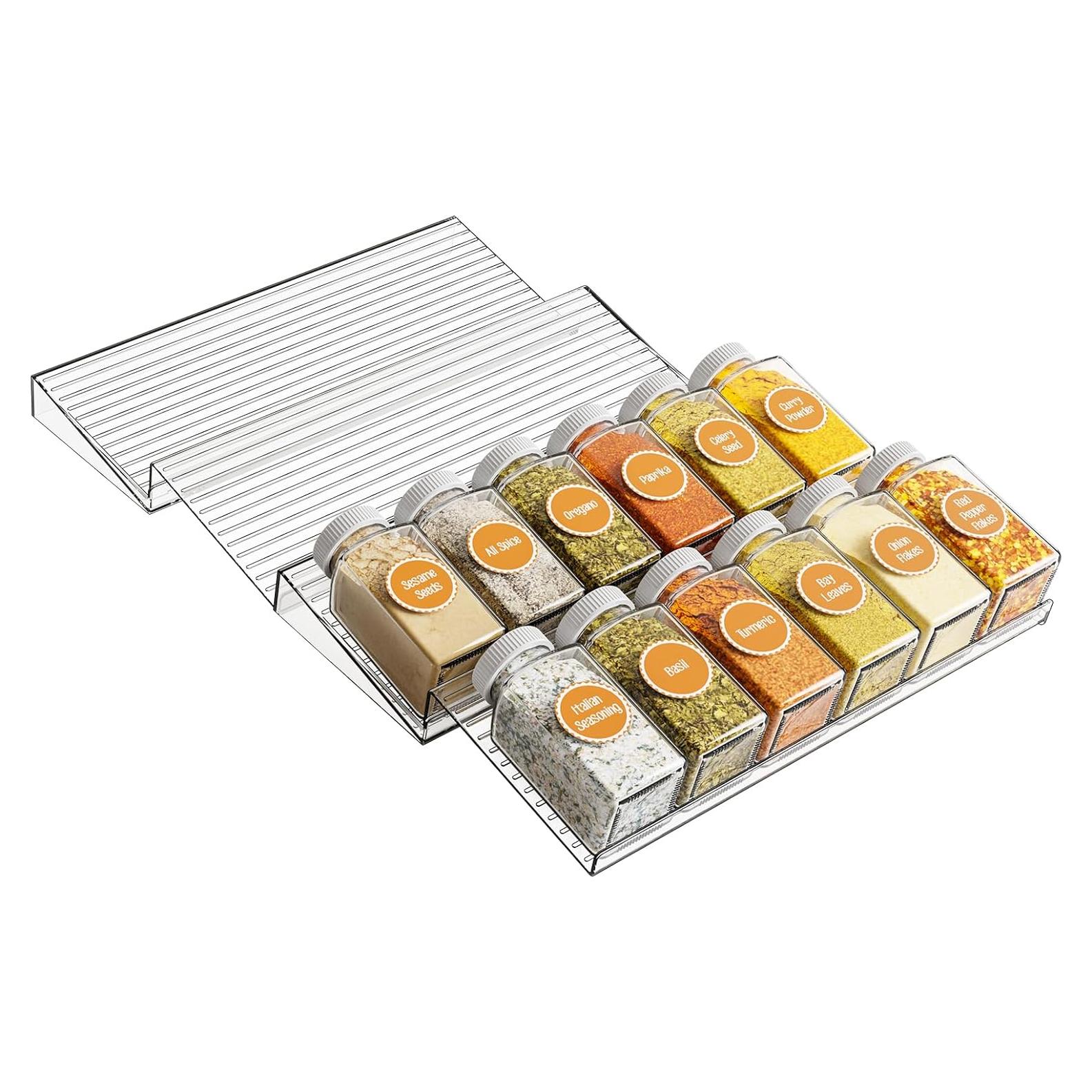 Organizador de Especias Yieach 2 Niveles Expandible 28-56 cm