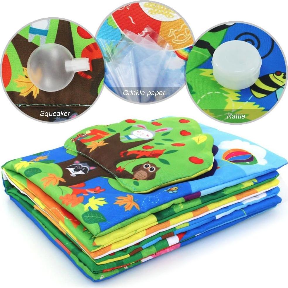 Libro Suave Educativo para Bebés 0-2 Años - Teytoy