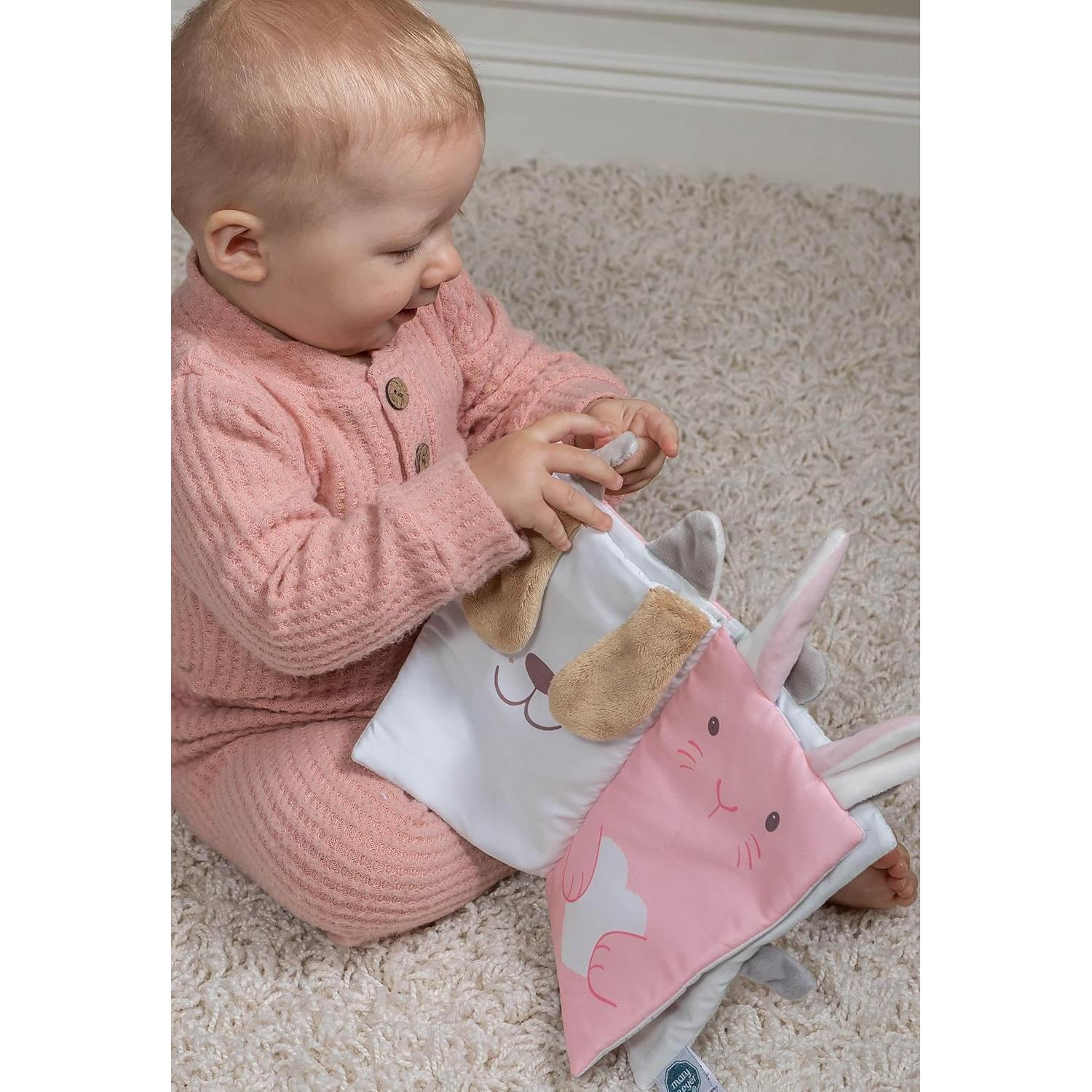 Libro de Tela Suave Mary Meyer Cuddlebook 20x12 cm para Bebés