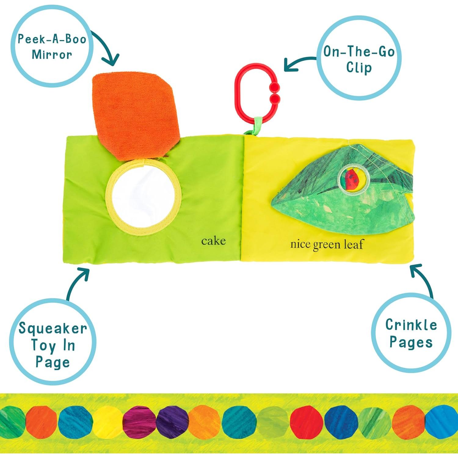 Libro Suave El Muy Hambriento Oruga Eric Carle 20x15cm