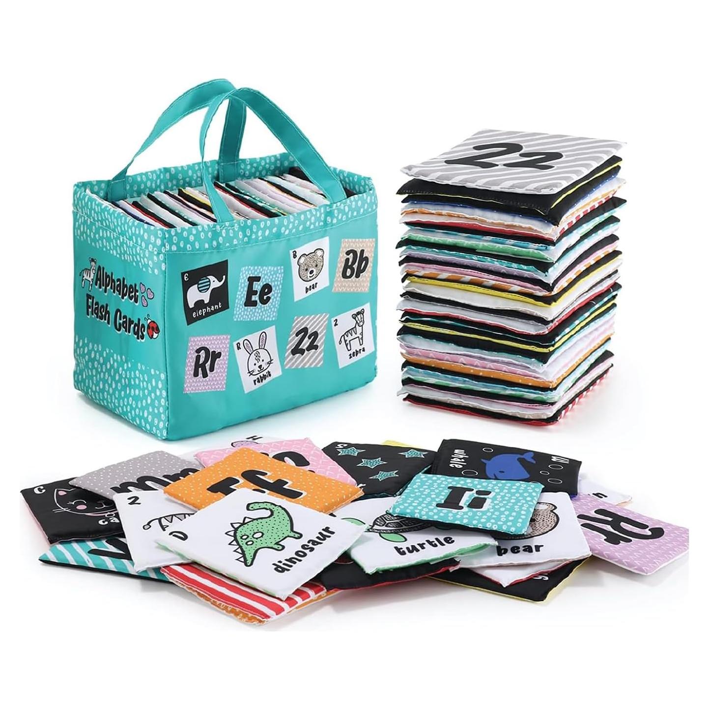 Tarjetas de Memoria Suaves Peanutshell - Libro ABC para Bebés