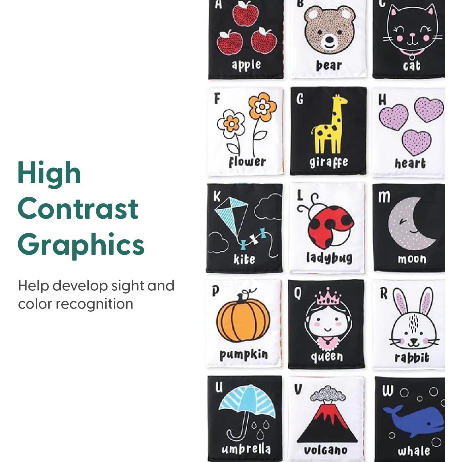 Tarjetas de Memoria Suaves Peanutshell - Libro ABC para Bebés