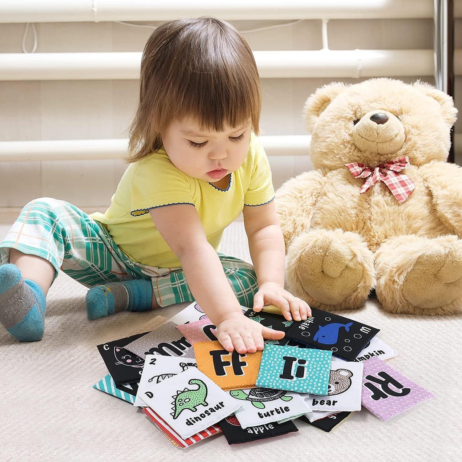 Tarjetas de Memoria Suaves Peanutshell - Libro ABC para Bebés