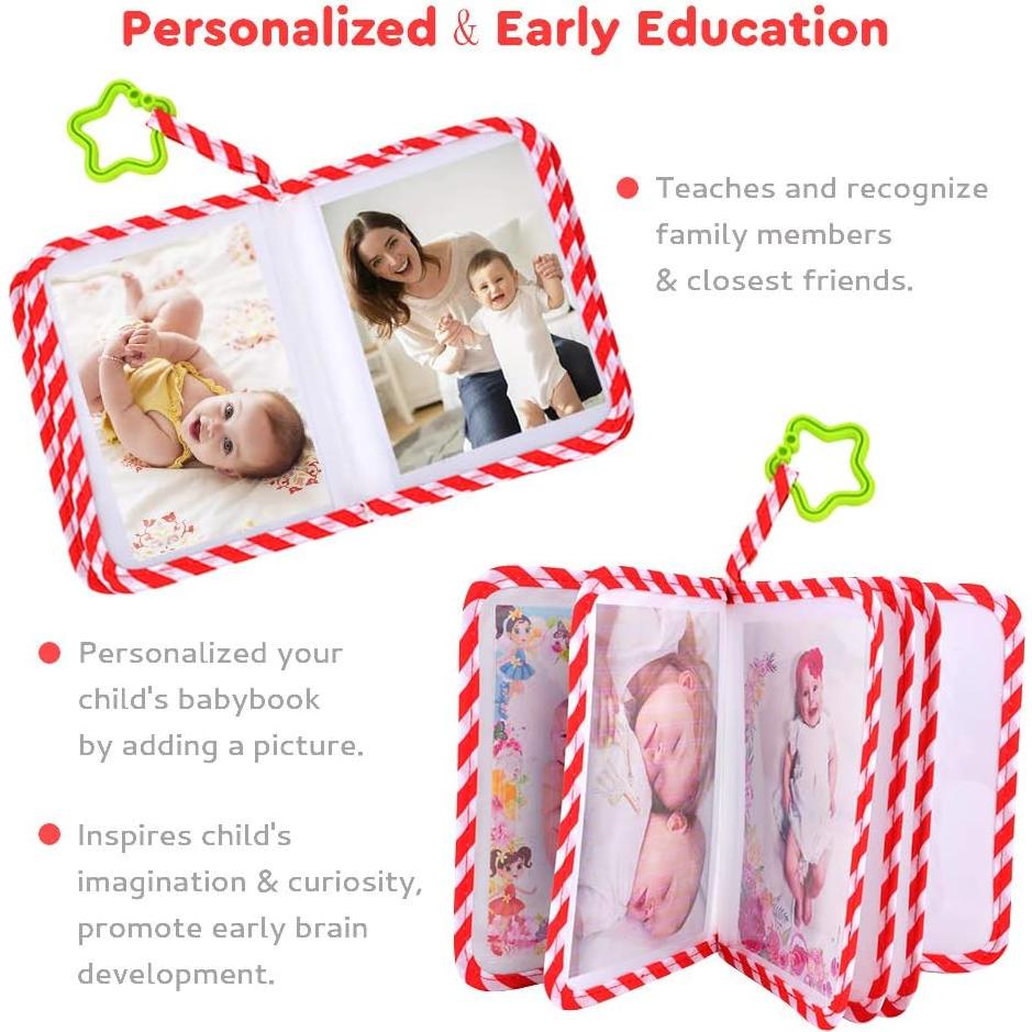 Álbum de Fotos para Bebés AUVCAS Rojo 17 Fotos 10x15 cm