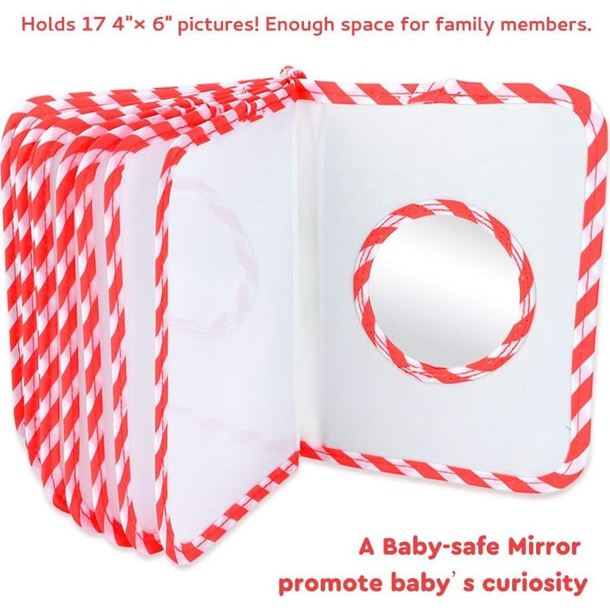 Álbum de Fotos para Bebés AUVCAS Rojo 17 Fotos 10x15 cm