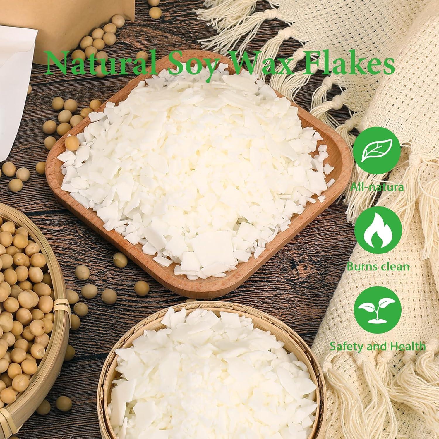 Kit de Fabricación de Velas SAEUYVB 2kg con Derretidor y Cera Soja