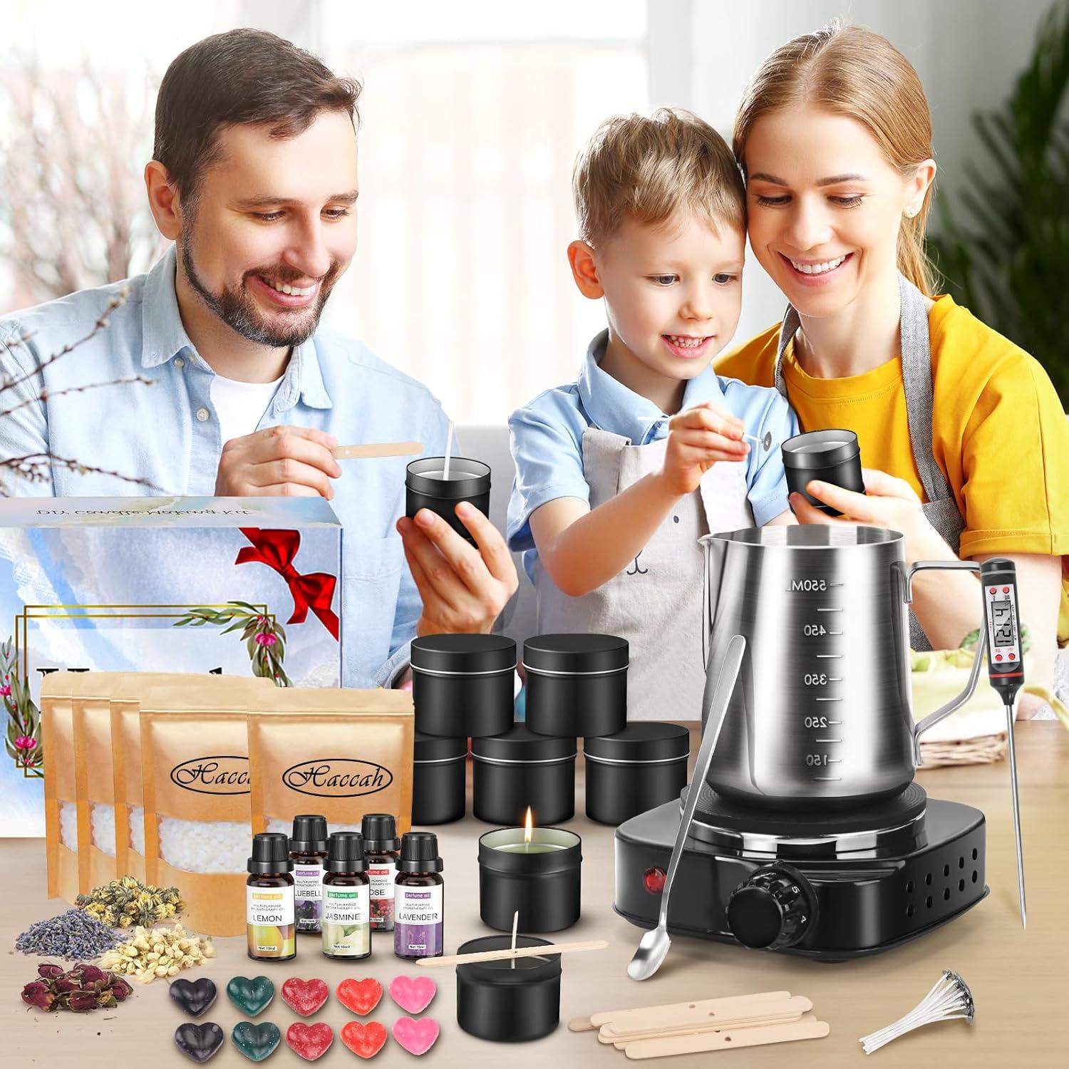 Kit de Fabricación de Velas Haccah con Derretidor 500W