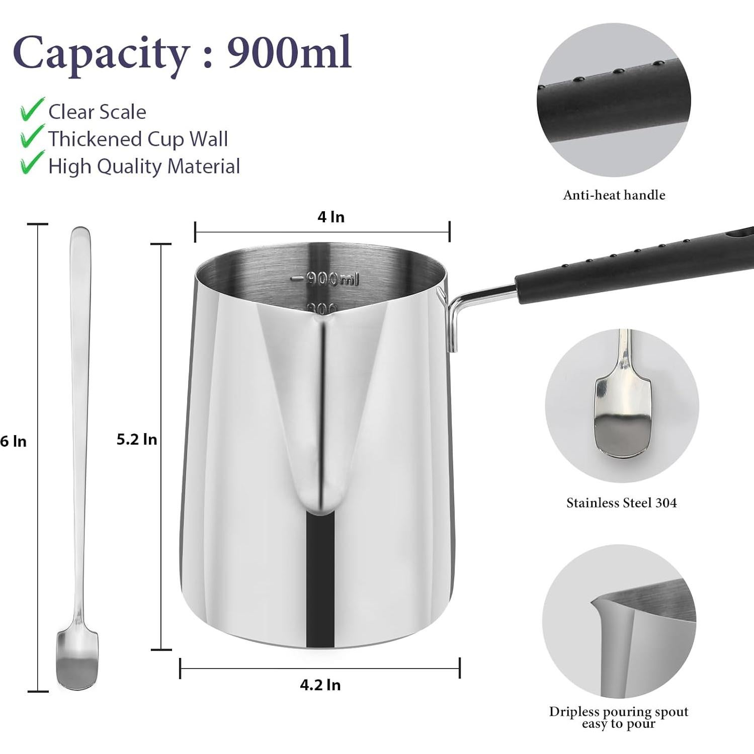 Kit de Fabricación de Velas SAEUYVB - 8 Latas, Cera de Soja