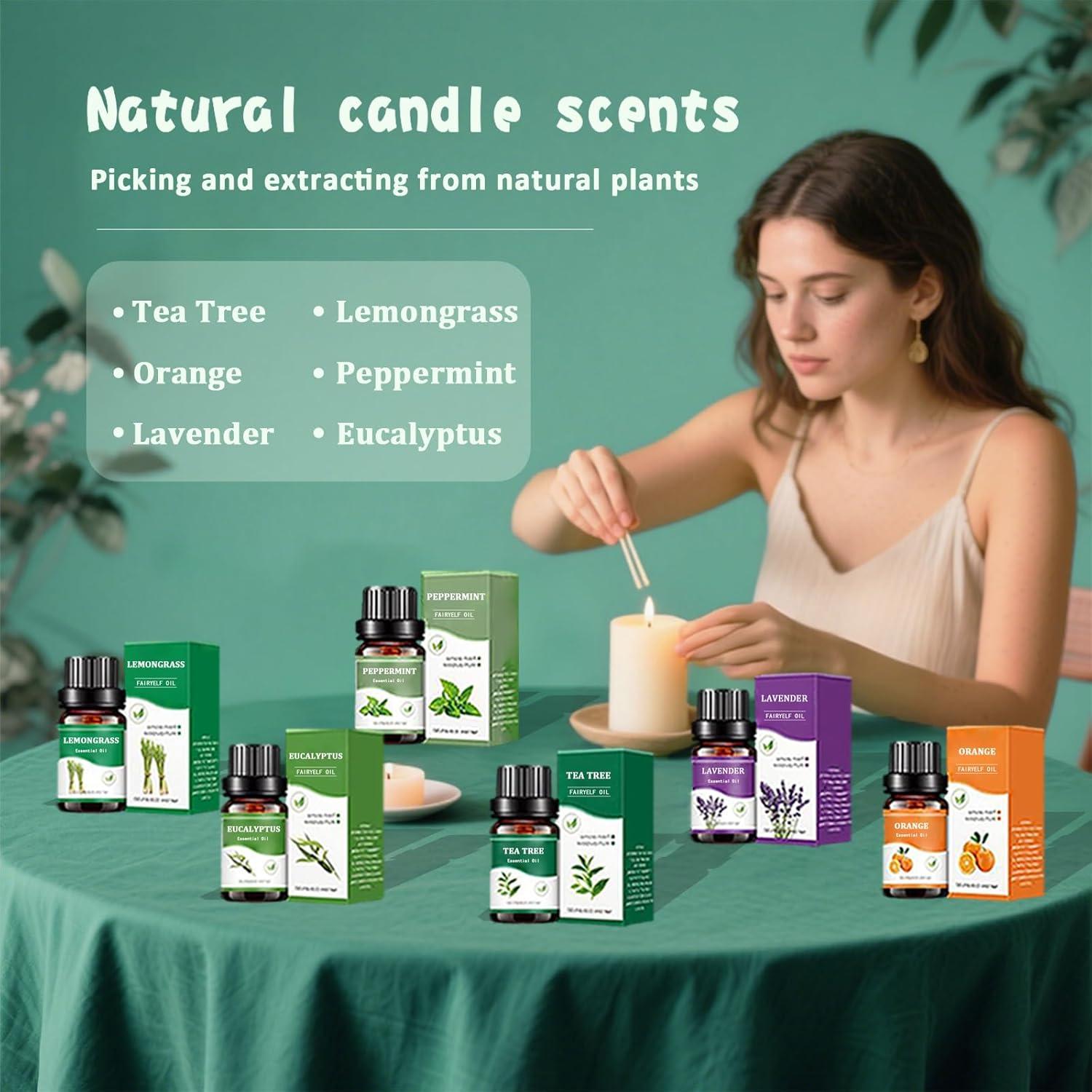 Kit de Fabricación de Velas FAIRYELF 500W con Cera de Soja