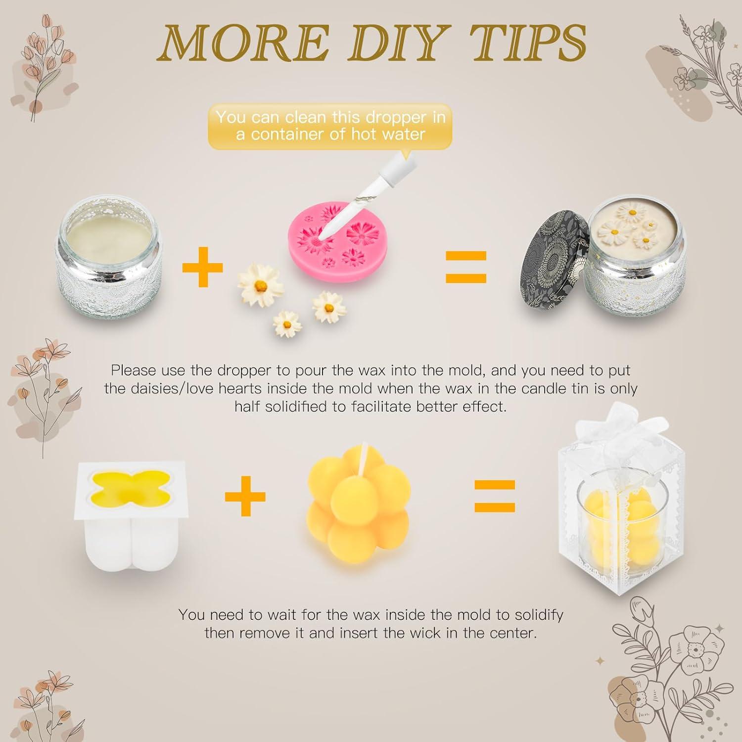 Kit de Fabricación de Velas WITOROR con Calentador Digital