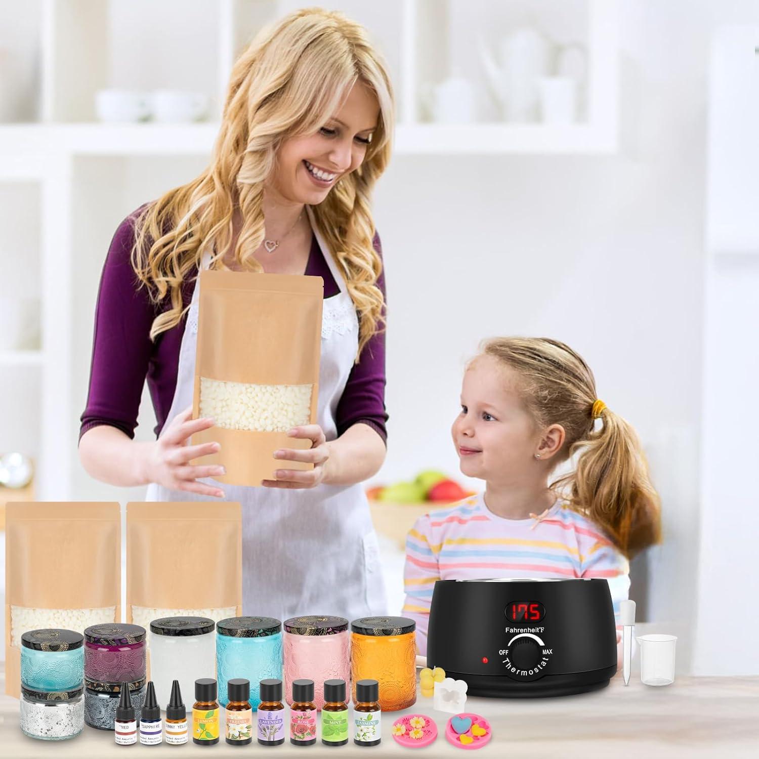 Kit de Fabricación de Velas WITOROR con Calentador Digital