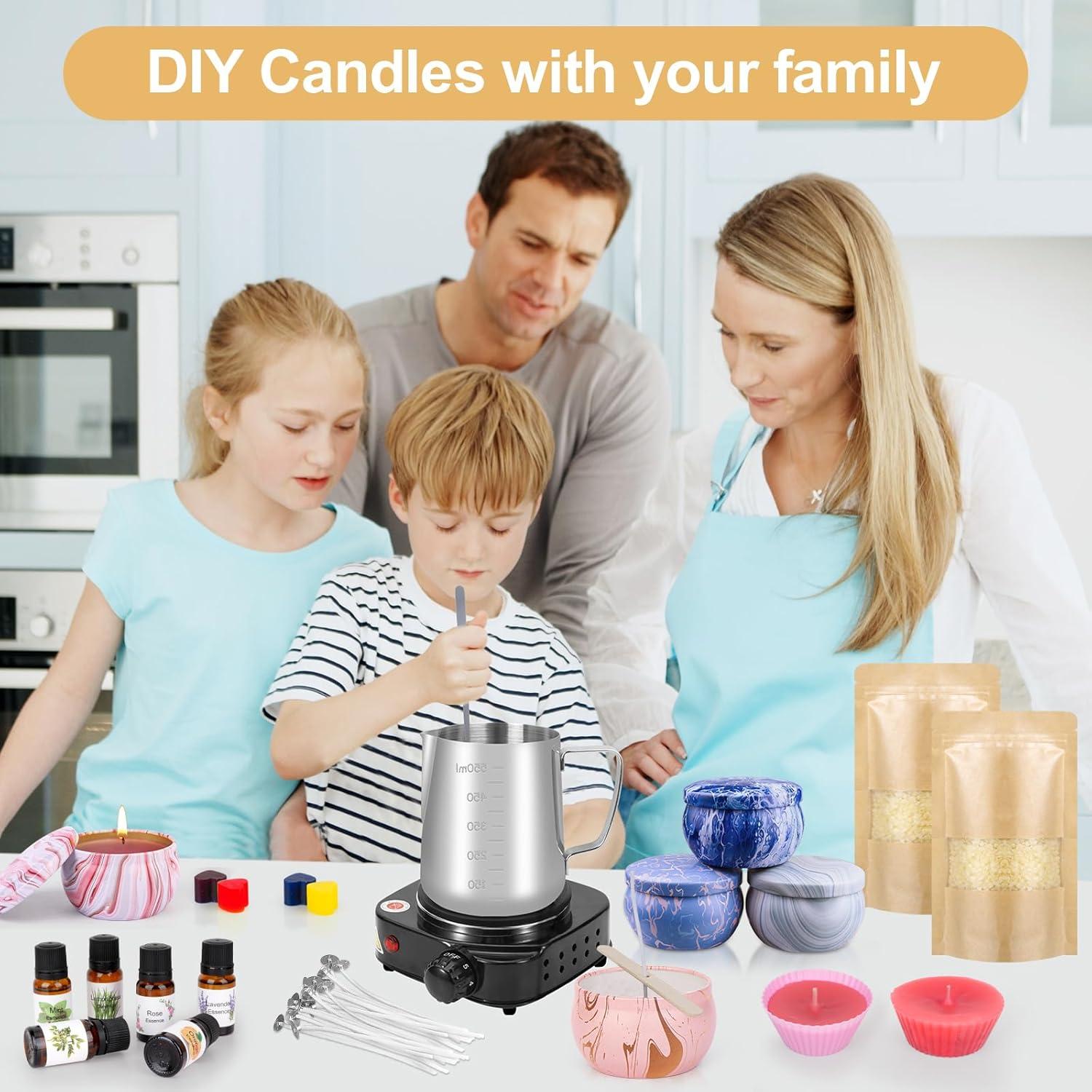 Kit de Fabricación de Velas YUEONEWIN - 14 Piezas DIY