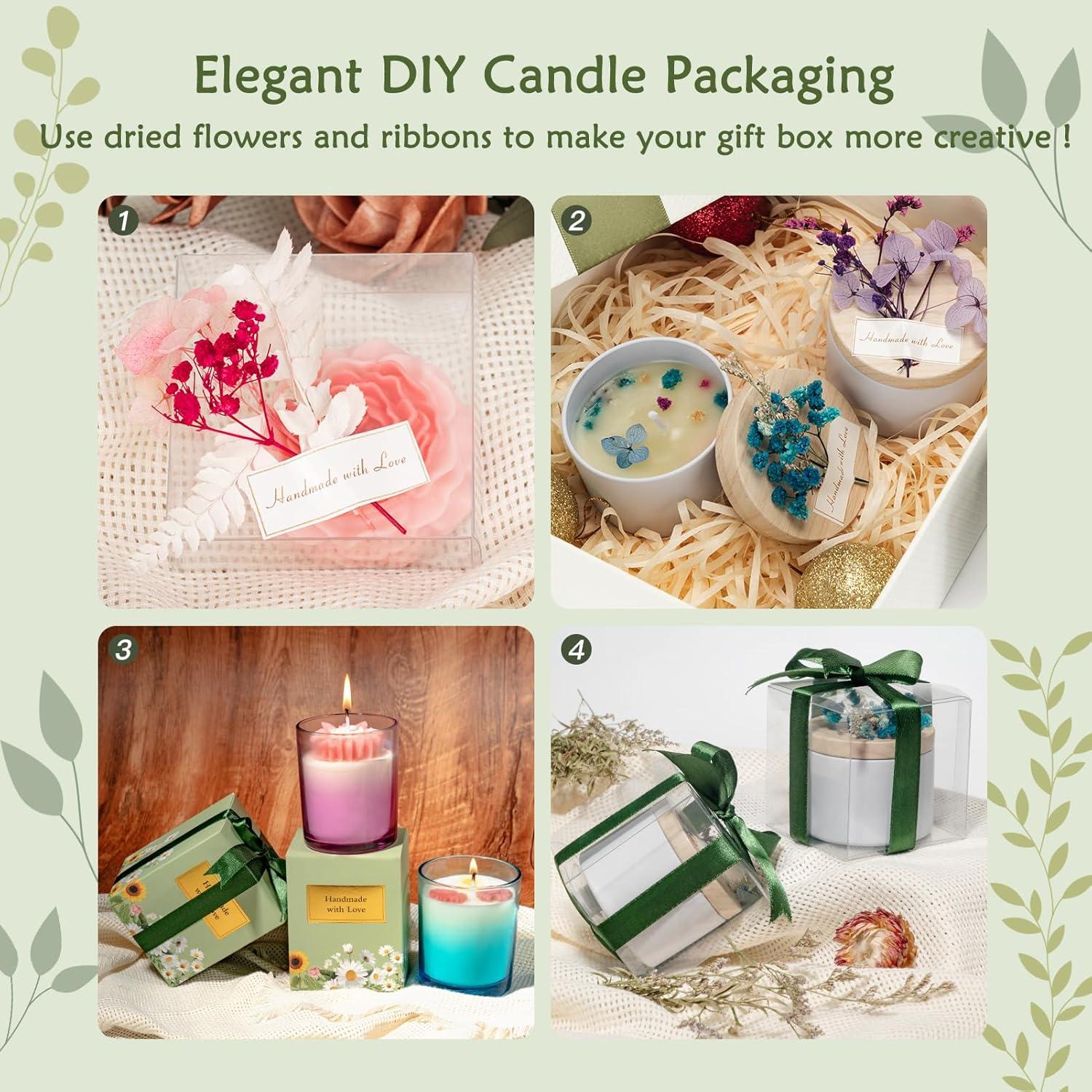 Kit de Fabricación de Velas ZEROMX - 1200g Cera Soja, Olla Digital