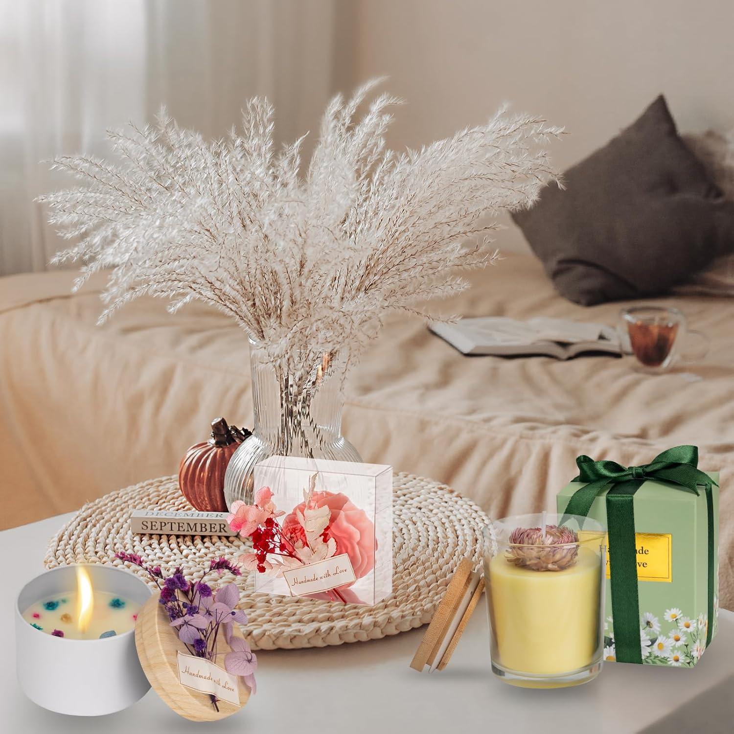 Kit de Fabricación de Velas ZEROMX - 1200g Cera Soja, Olla Digital