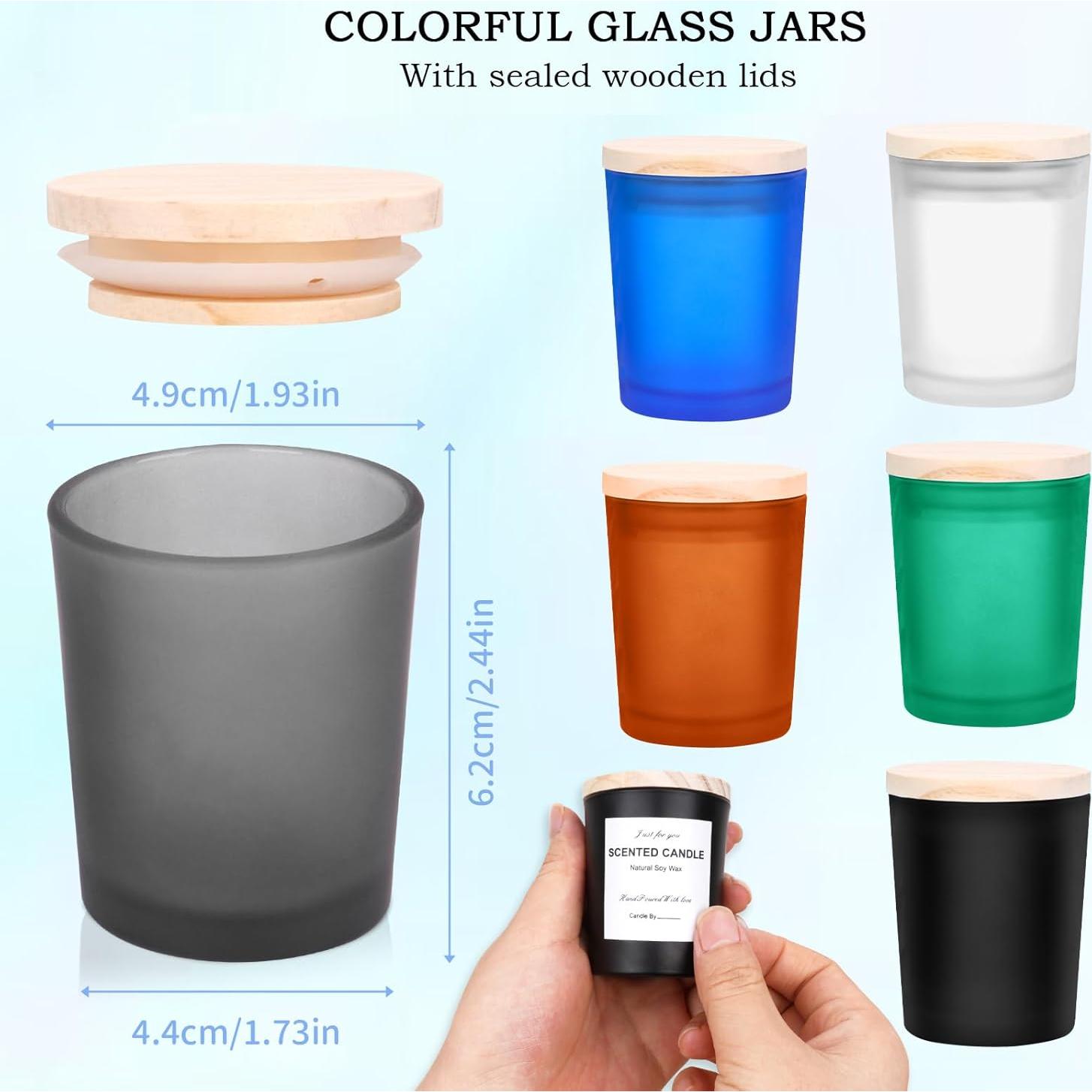 Kit de Fabricación de Velas KEARLGMBH - Cera de Soja, Colorantes y Aceites