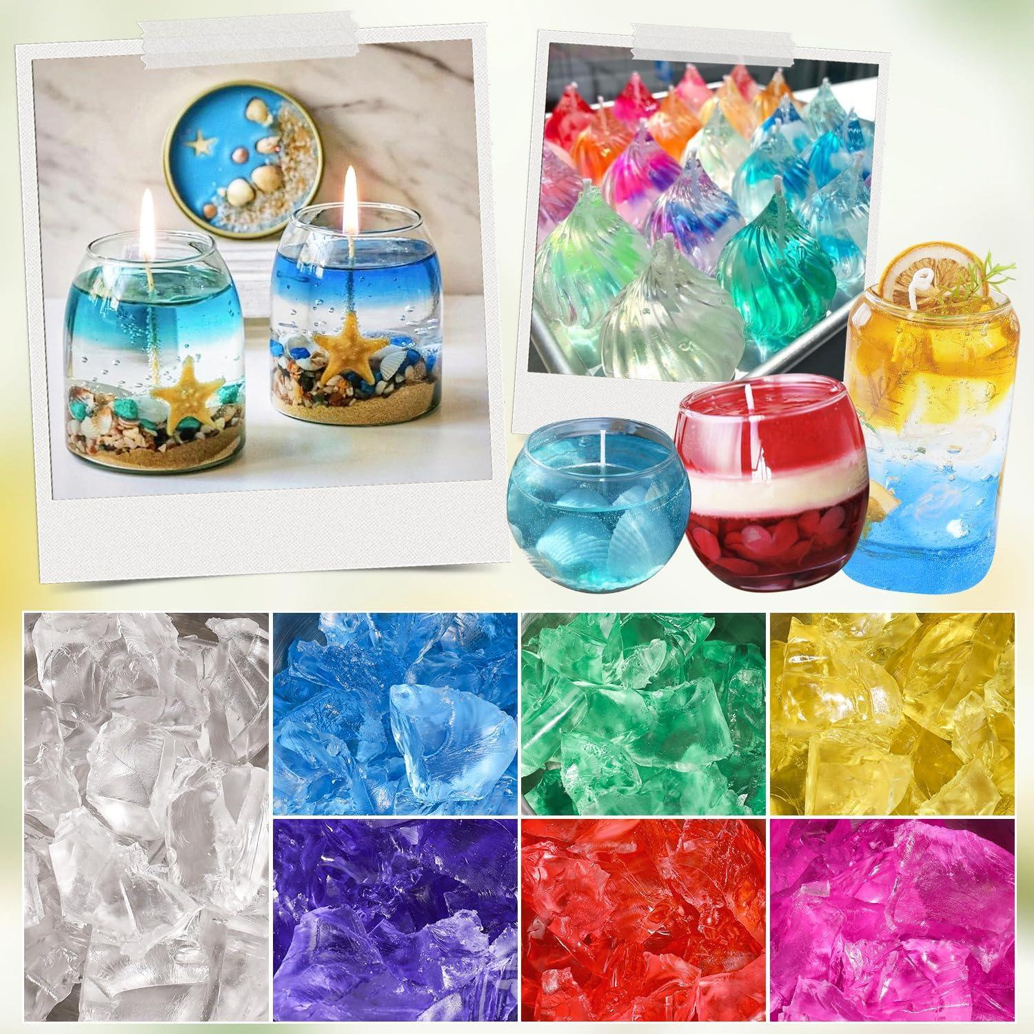 Kit de Fabricación de Velas de Gel Blingfun 1.27 kg 9 Piezas