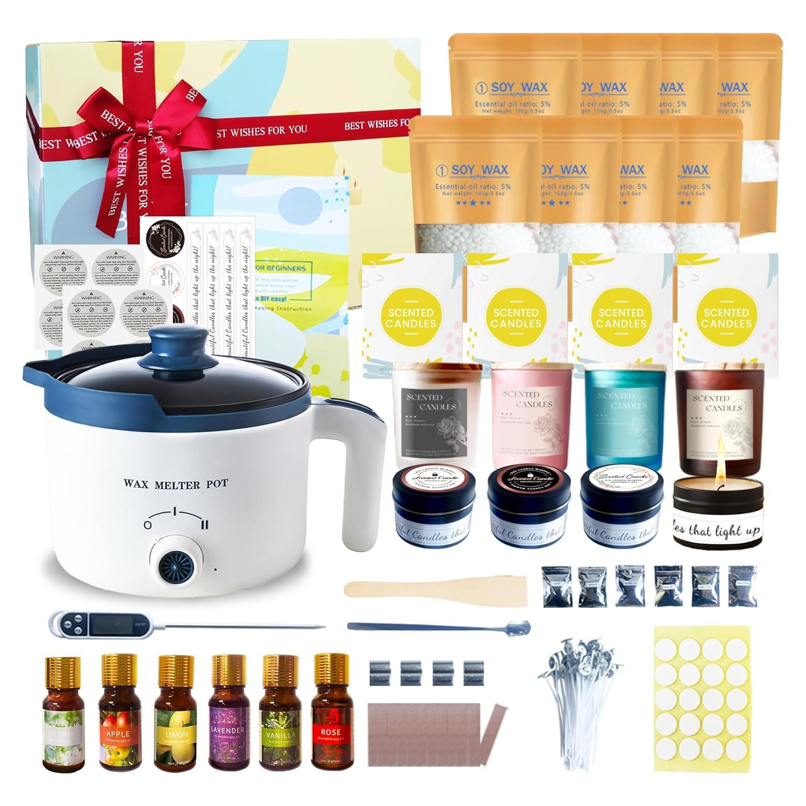 Kit de Fabricación de Velas KQU - Completo para Adultos