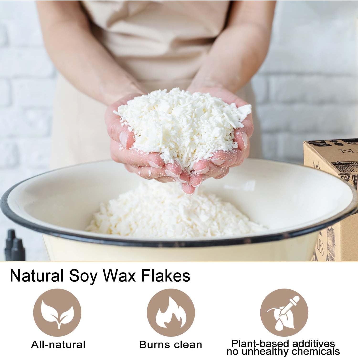 Kit de Fabricación de Velas Cera de Soja 5LB para Principiantes