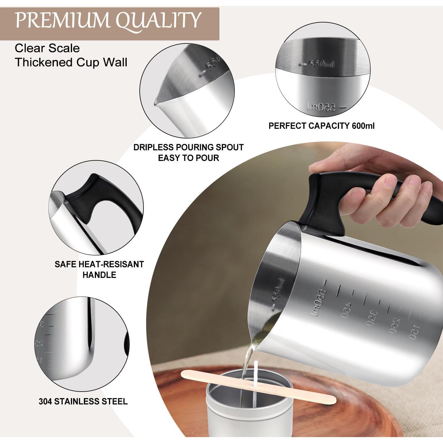 Kit de Fabricación de Velas Cera de Soja 5LB para Principiantes