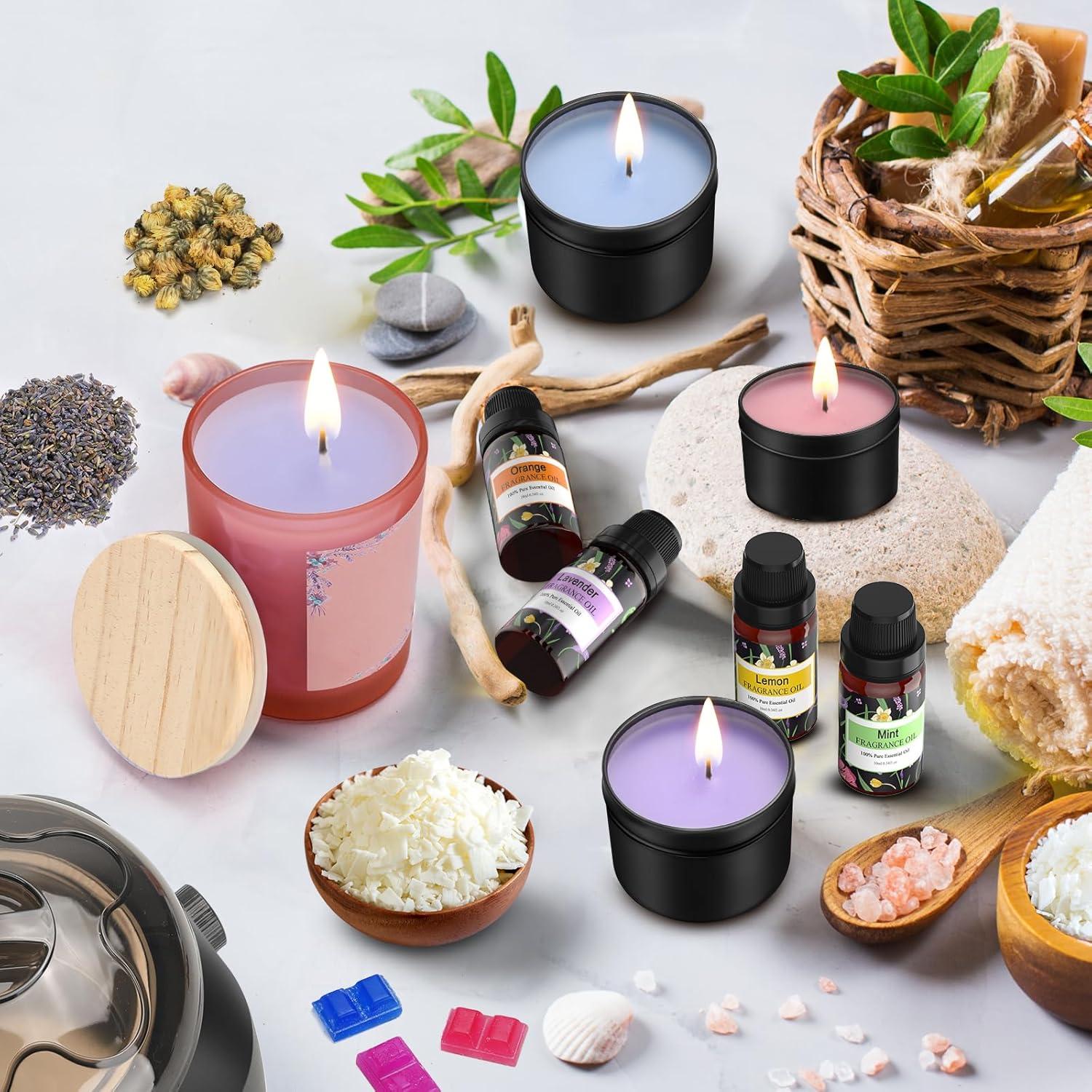 Kit de Fabricación de Velas Oligar 1.2 kg con Derretidor