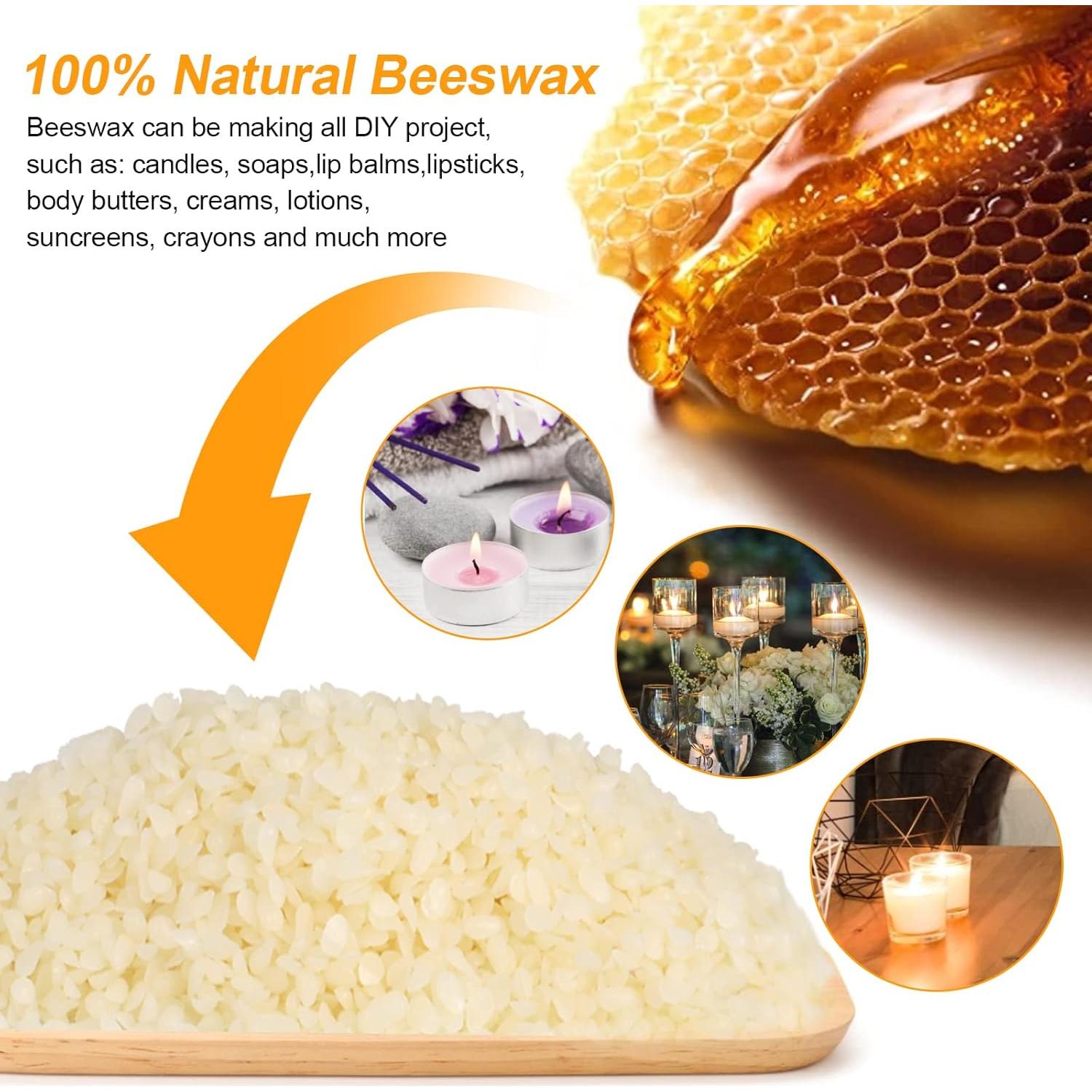 Kit para Hacer Velas BBAXI - Cera de Abeja Natural y Olla 900ml