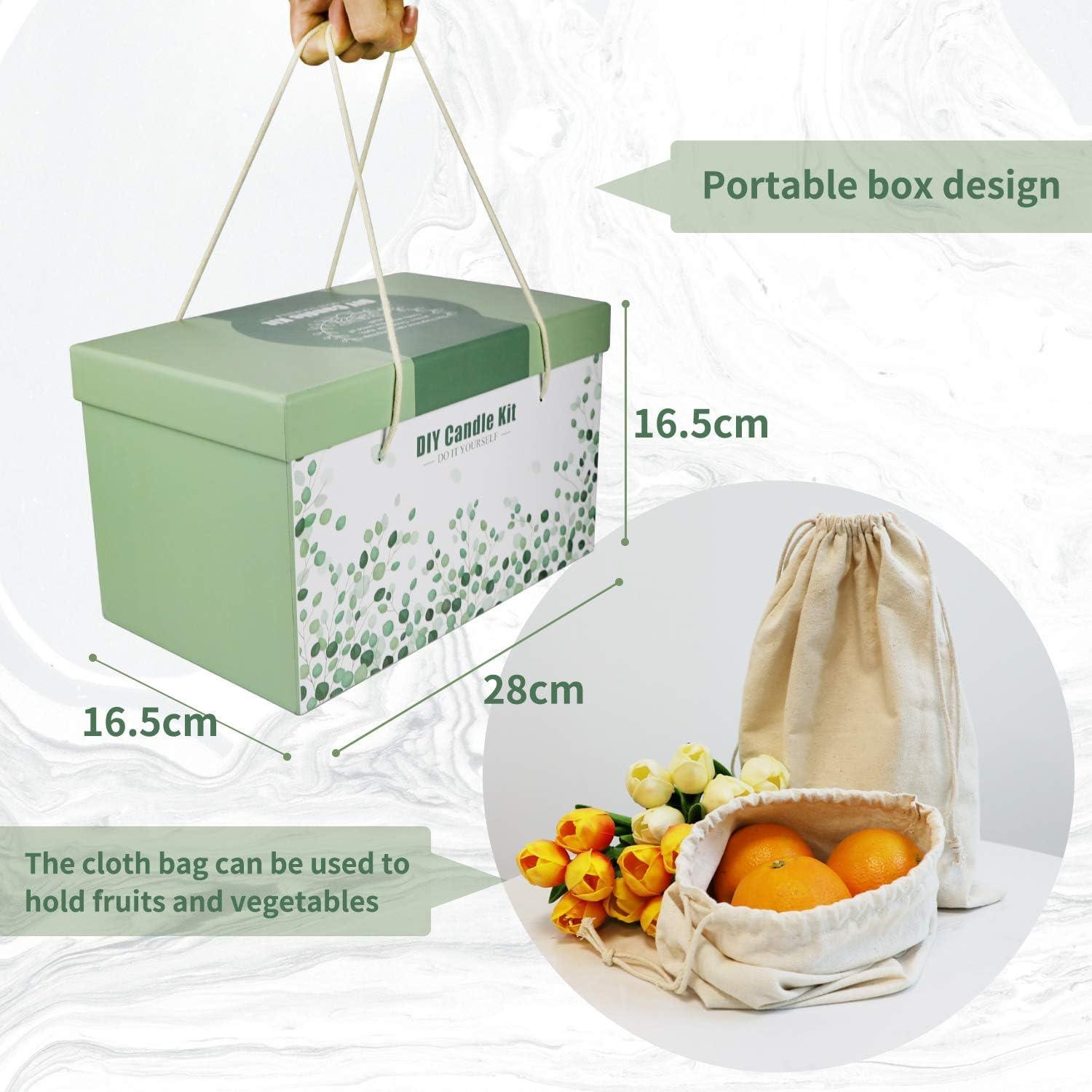 Kit de Fabricación de Velas YINUO LIGHT - Cera de Abeja, 6 Velas