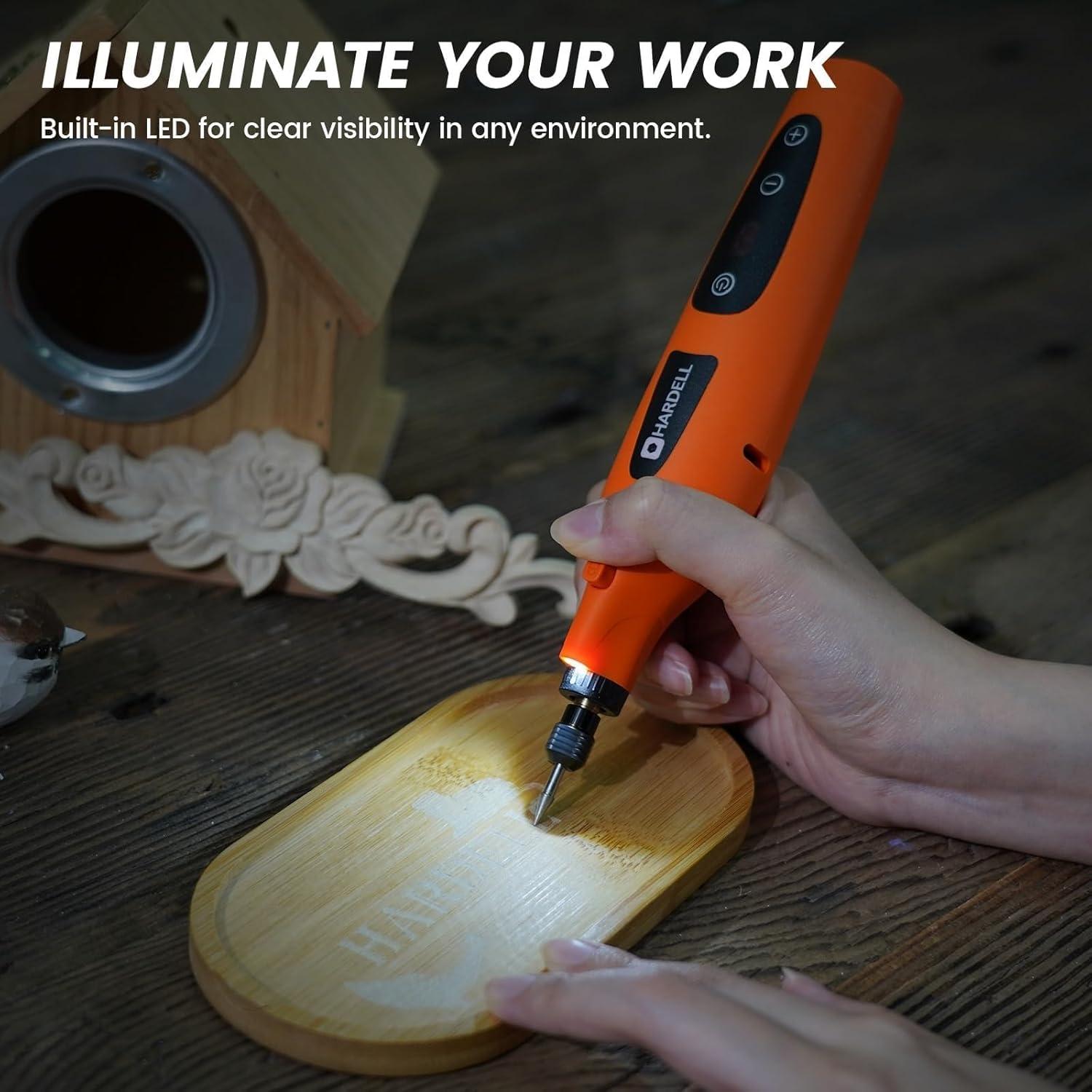 Herramienta Rotativa Inalámbrica HARDELL 4V con 80 Accesorios