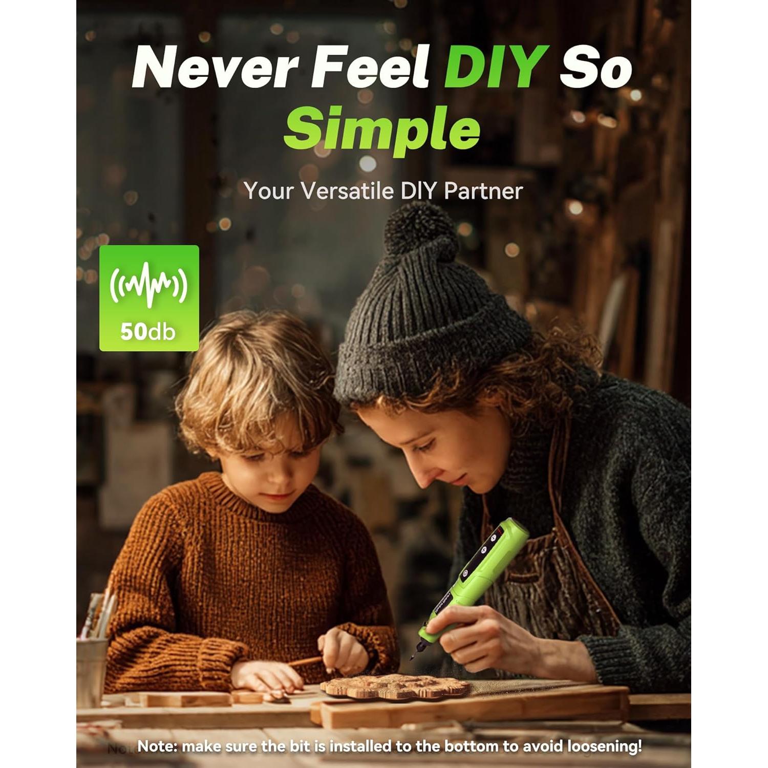 Mini Herramienta Rotativa Inalámbrica Linstaine 3.6V 75 Acc.