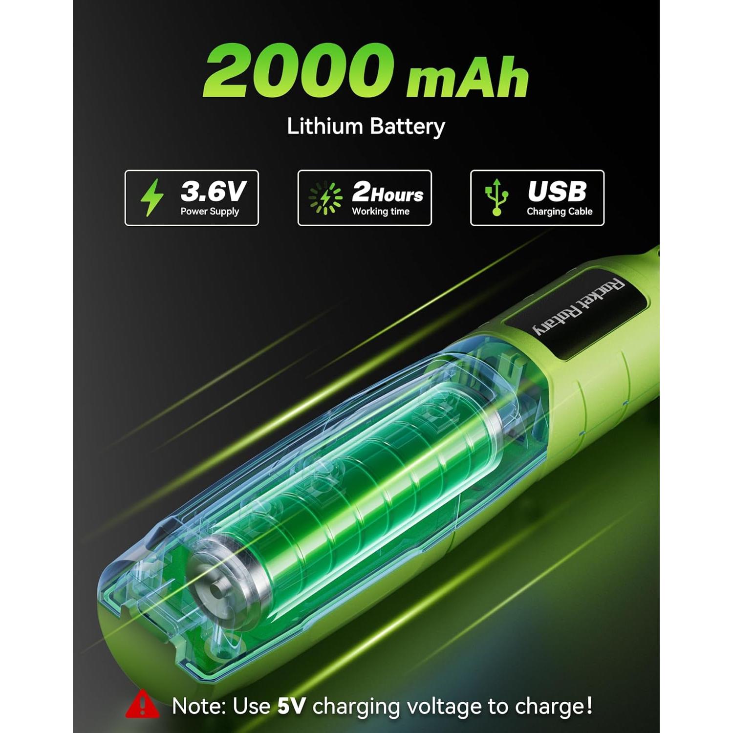 Mini Herramienta Rotativa Inalámbrica Linstaine 3.6V 75 Acc.