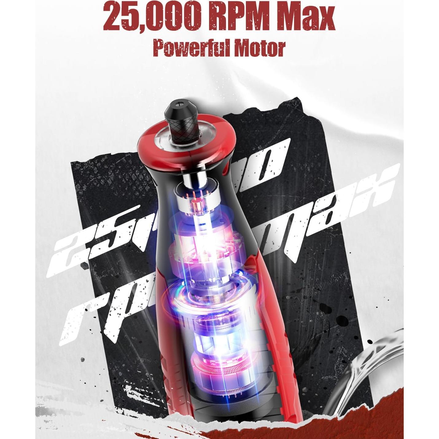 Herramienta Rotativa Inalámbrica AVID POWER 8V 2.0Ah 60 Accesorios