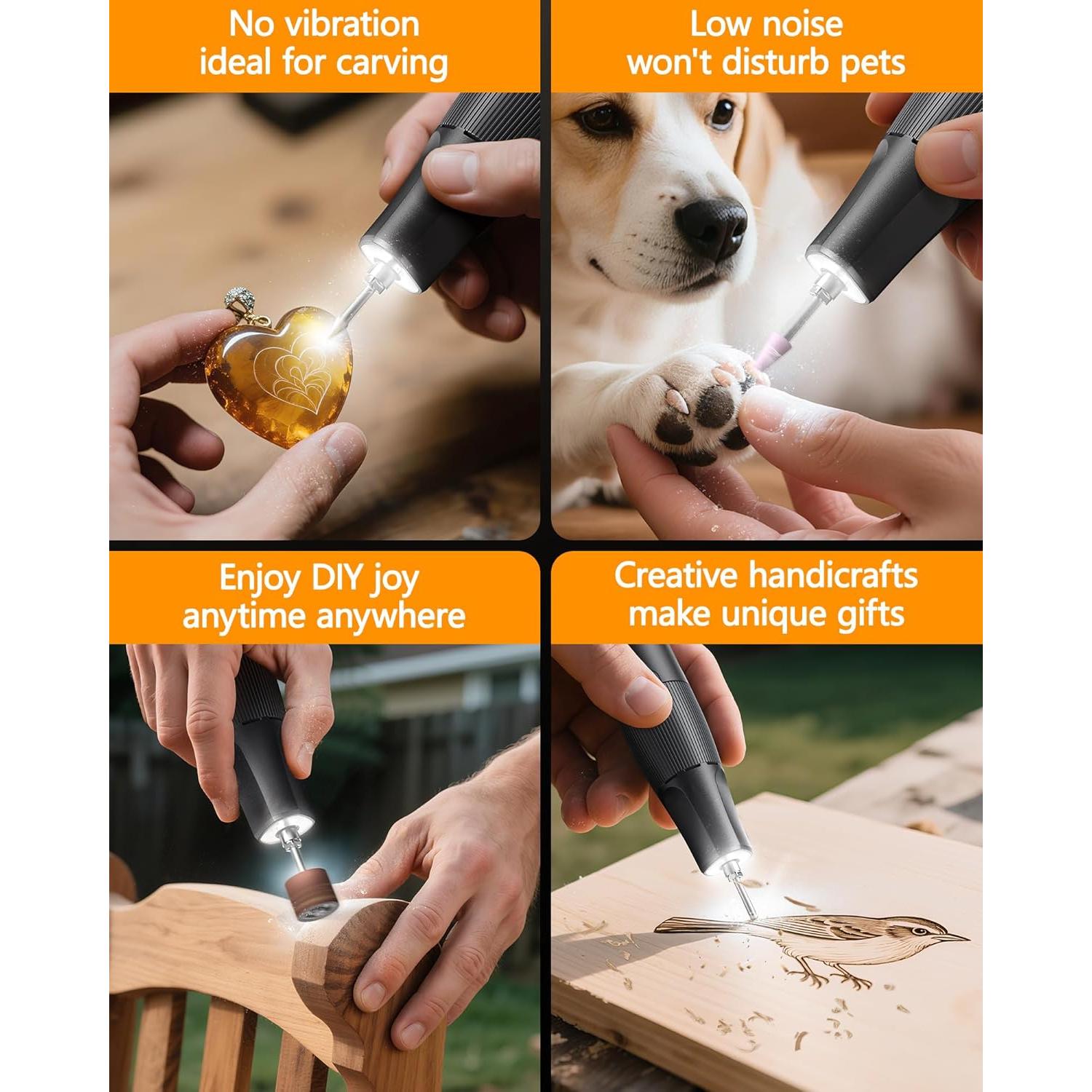 Herramienta Rotativa Inalámbrica ZoCCee 8V 62 Accesorios