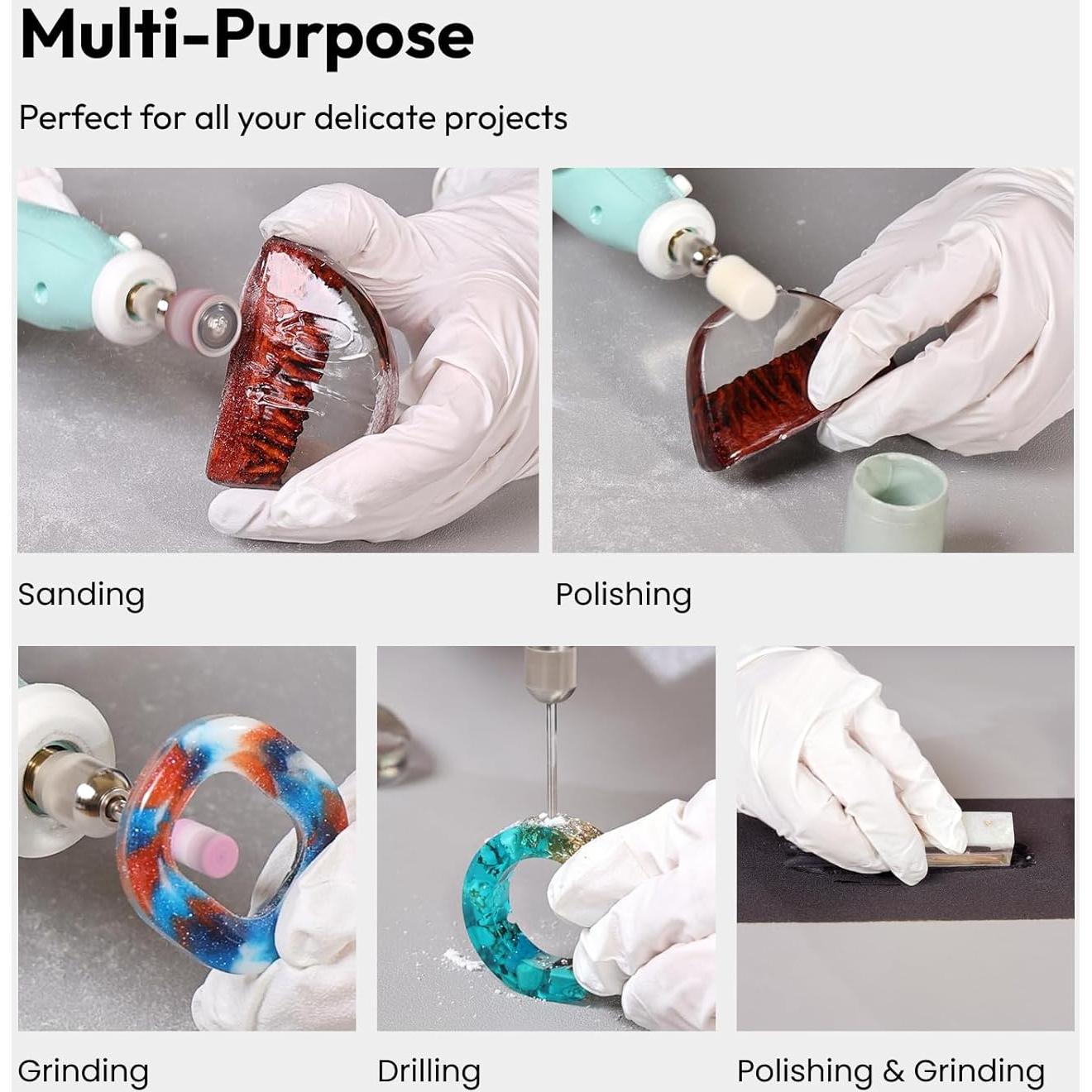 Kit de Herramienta Rotativa Inalámbrica Resiners 54 Piezas