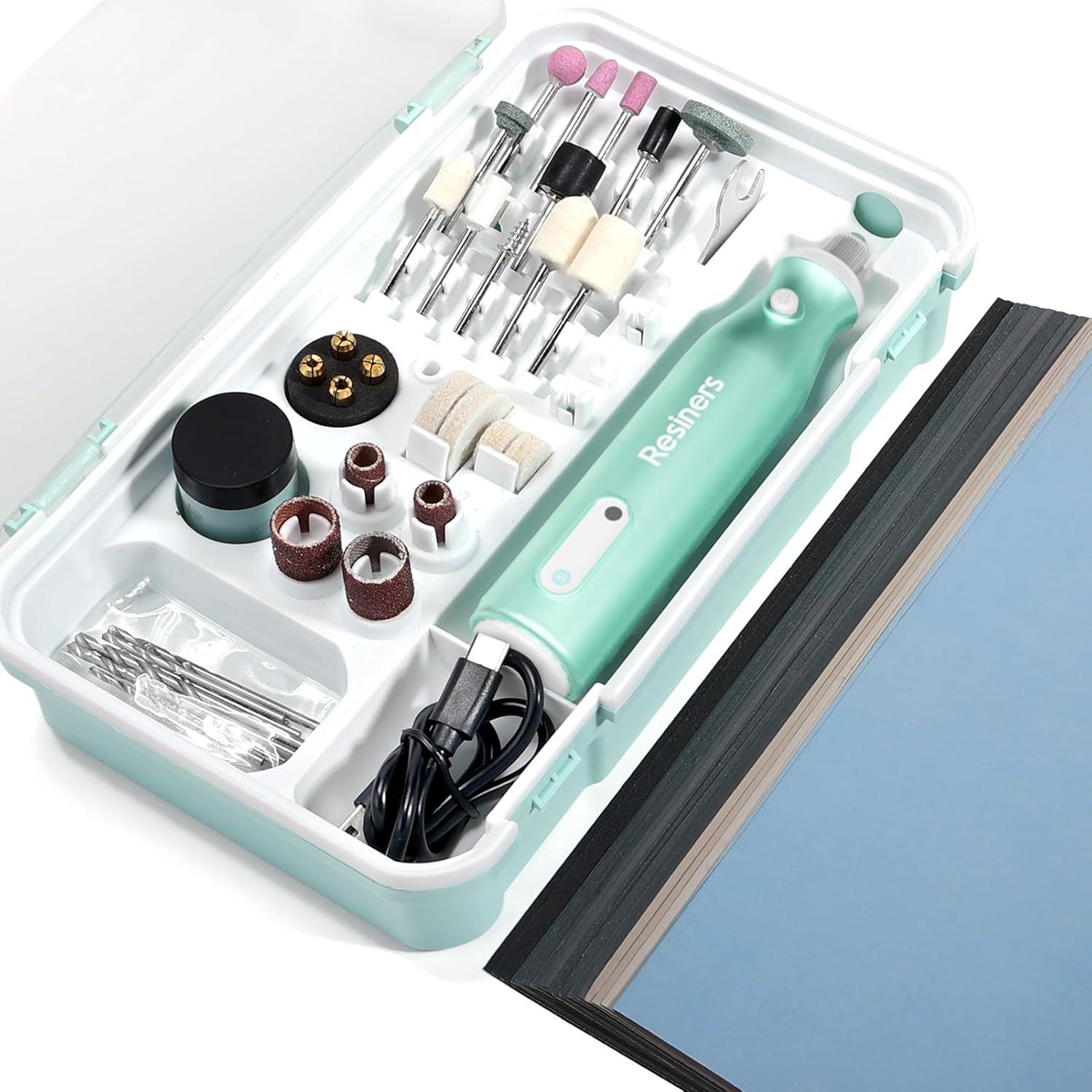 Kit de Herramienta Rotativa Inalámbrica Resiners 54 Piezas