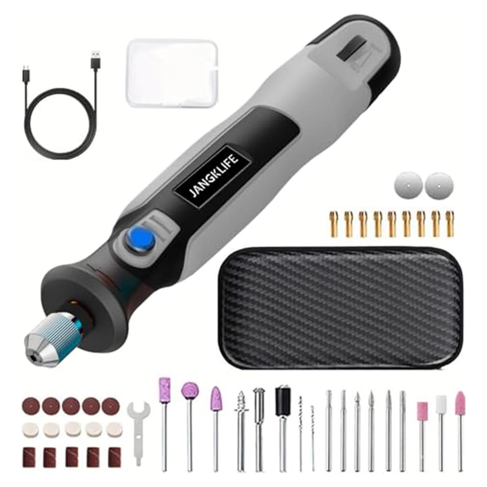 Kit Herramienta Rotativa Inalámbrica JANGKLIFE 6 Velocidades 18000RPM