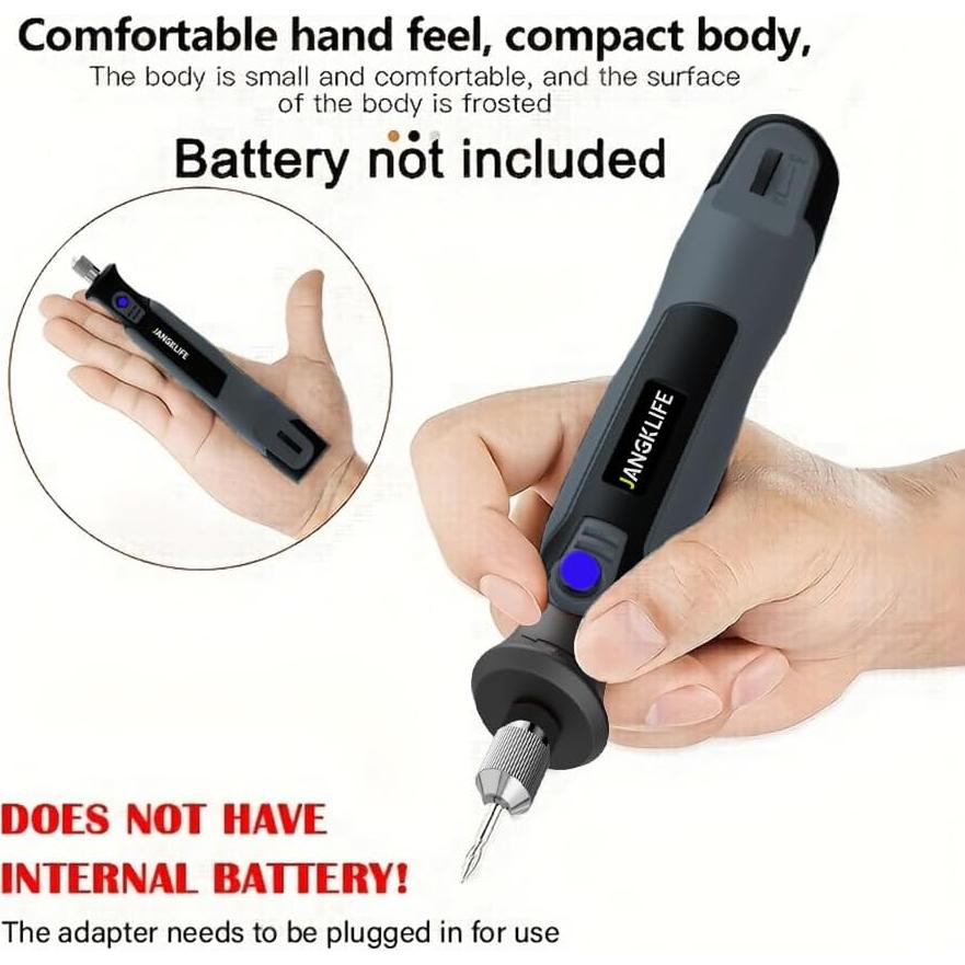 Kit Herramienta Rotativa Inalámbrica JANGKLIFE 6 Velocidades 18000RPM