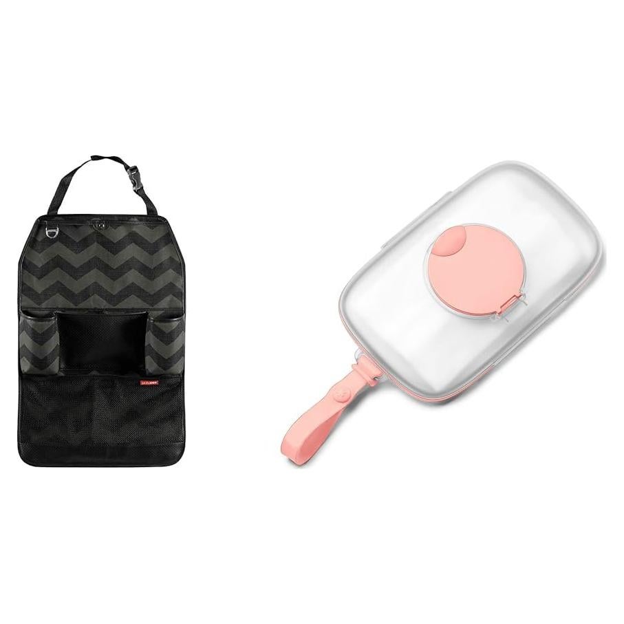 Organizador de Asiento Trasero para Coche Skip Hop - Dispensador de Toallitas