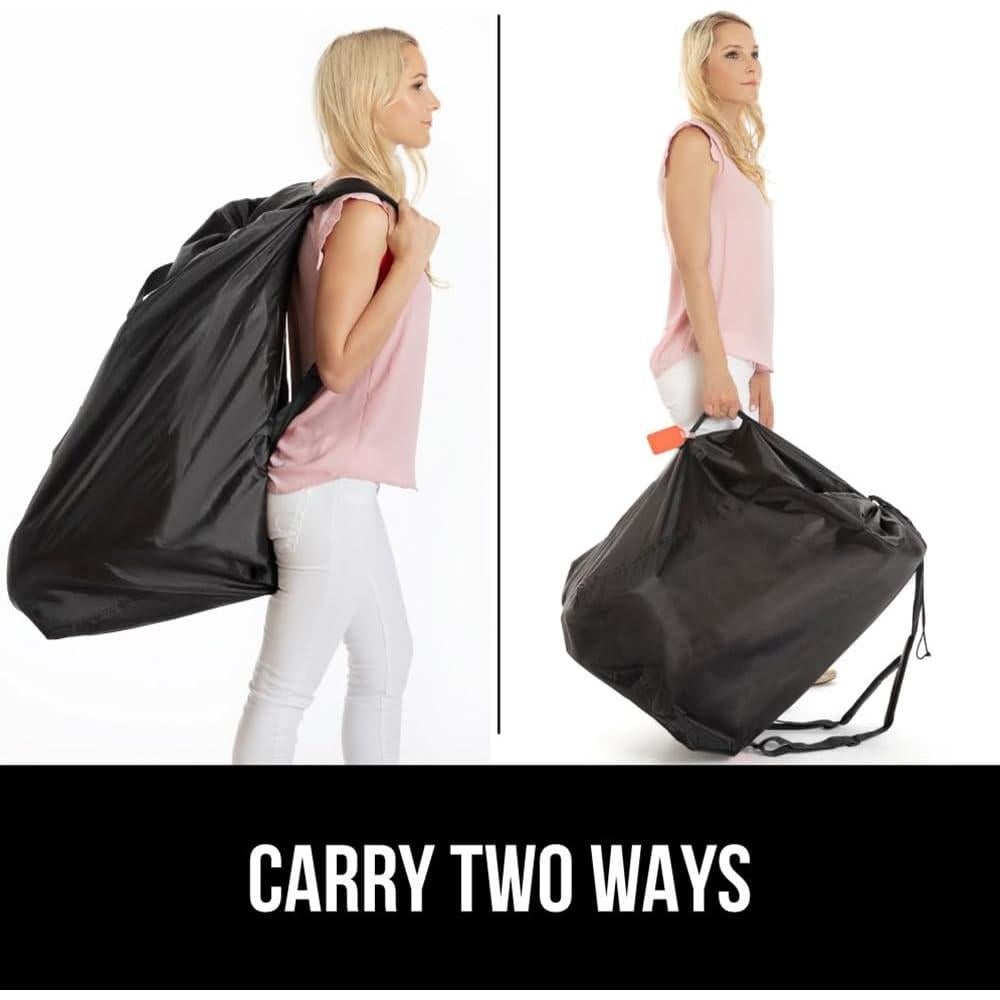 Bolsa de Viaje para Asiento de Coche Gorilla Grip 86.36x45.72cm Negra