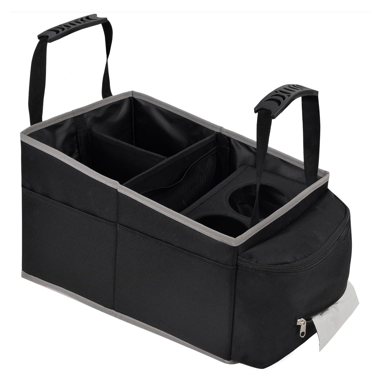 Organizador de Asiento de Auto ChezMax - 12 Compartimentos y 2 Portavasos