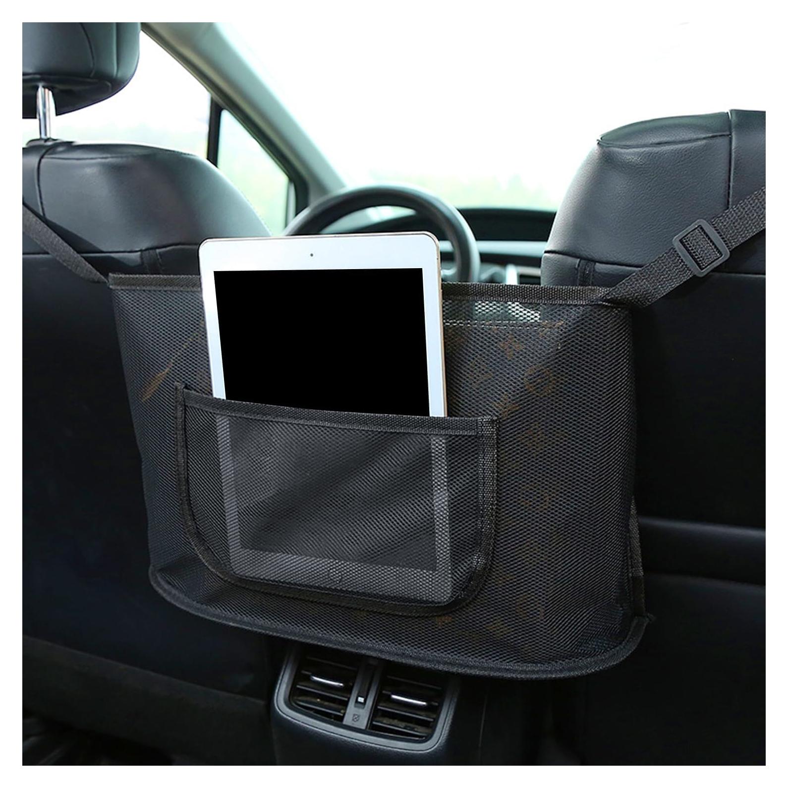 Bolsa de Red Dsoar para Automóvil entre Asientos Negro
