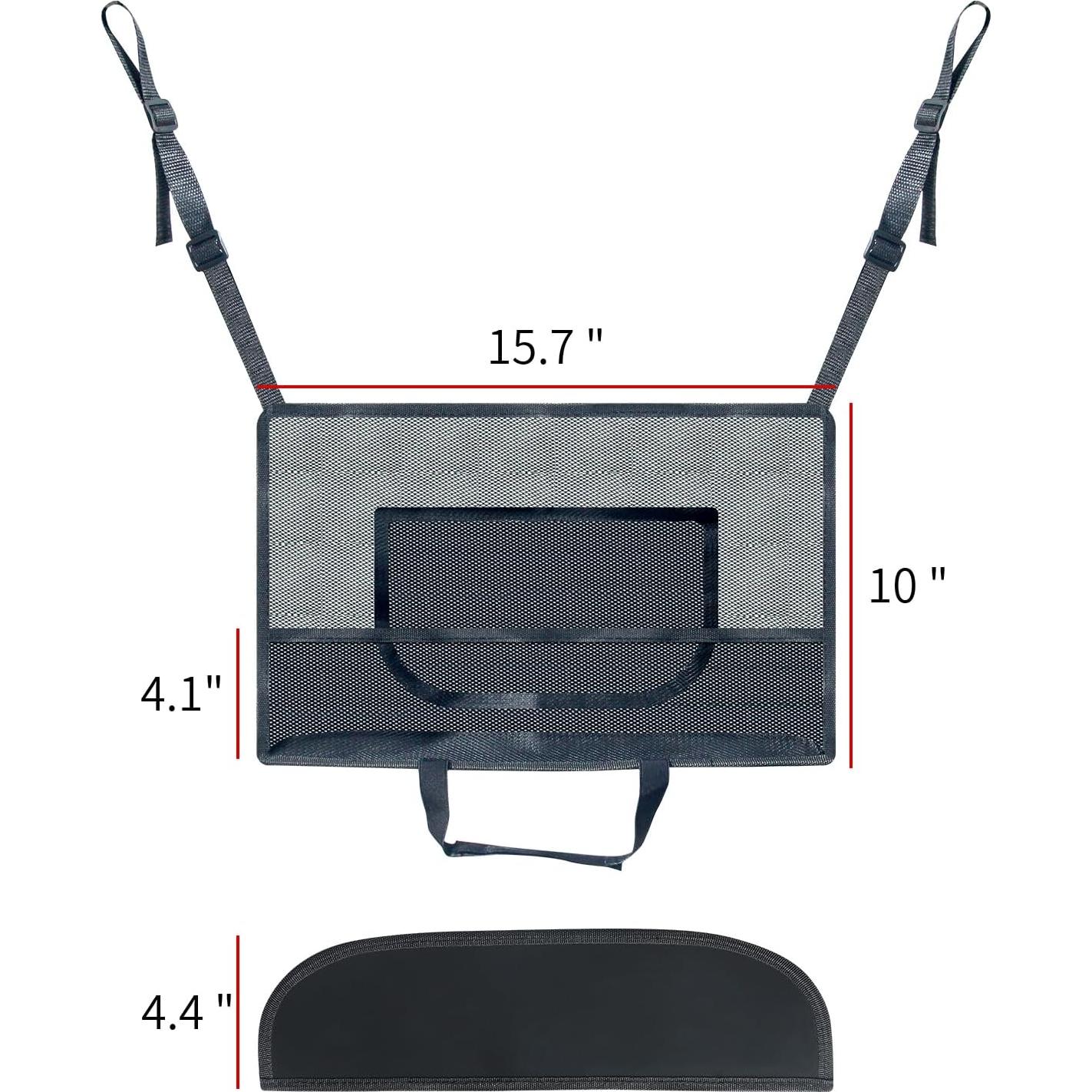 Bolsa de Red Dsoar para Automóvil entre Asientos Negro